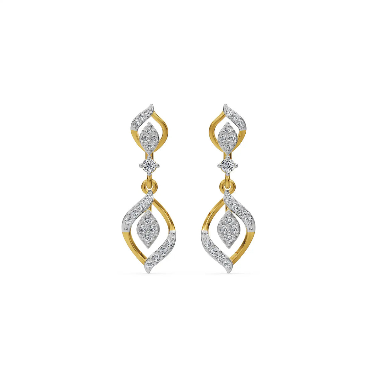 Luna Drop Lab Grown Diamond Earrings