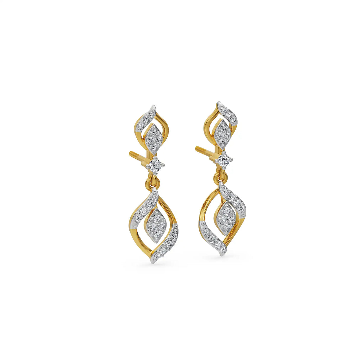 Luna Drop Lab Grown Diamond Earrings
