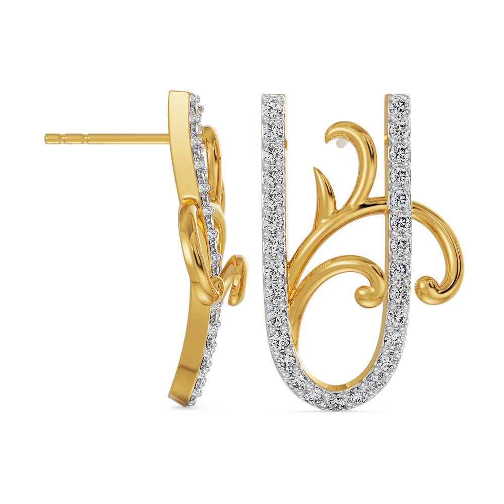 U Fusion Lab Grown Diamond Earrings 9KT