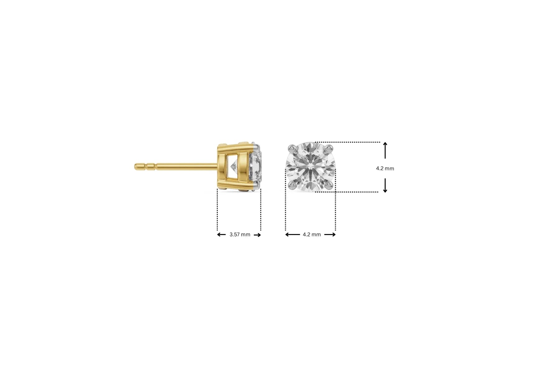0 25 CT Lab Grown Diamond Solitaire Studs_in-stock