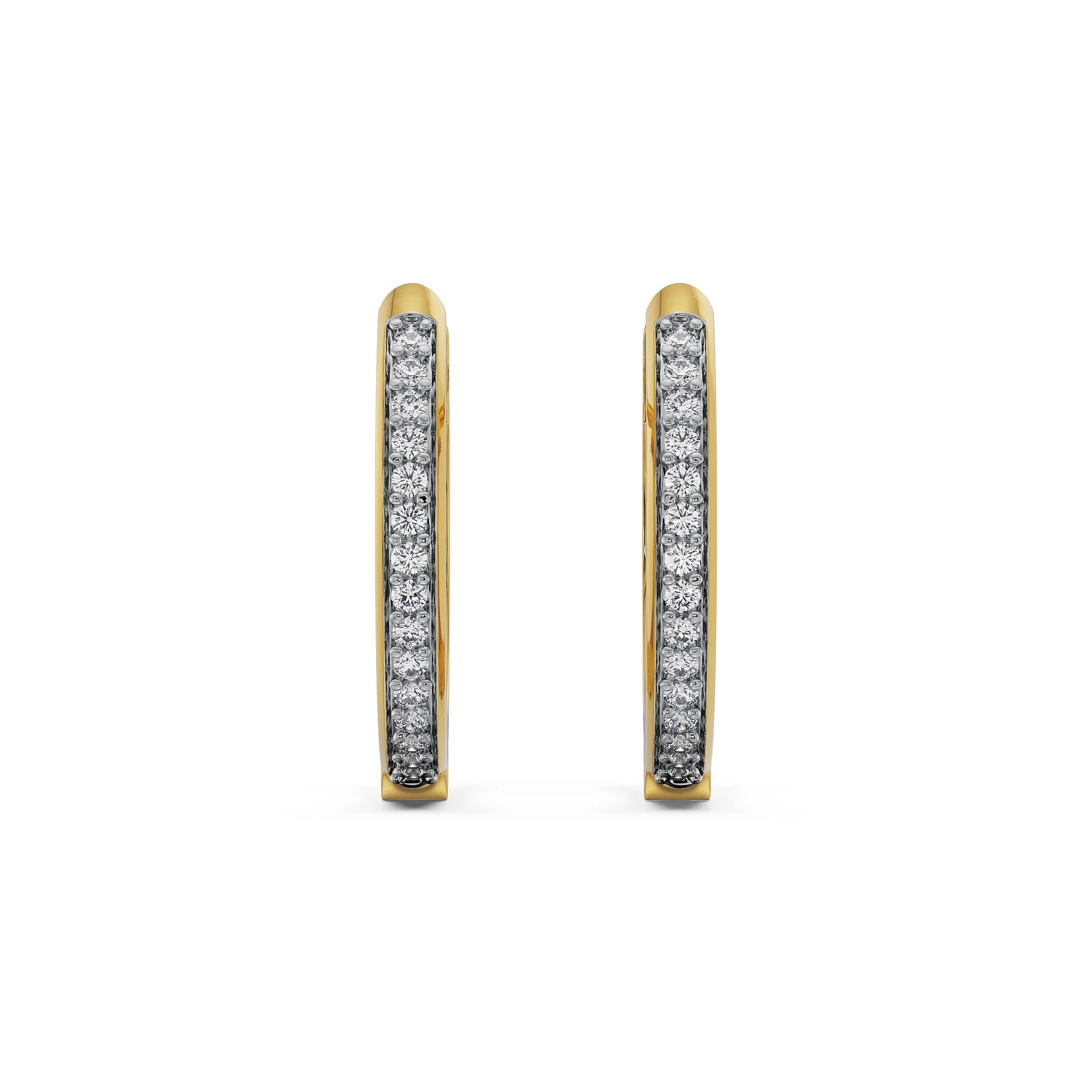 Round Lab Grown Diamond Hoops_in-stock