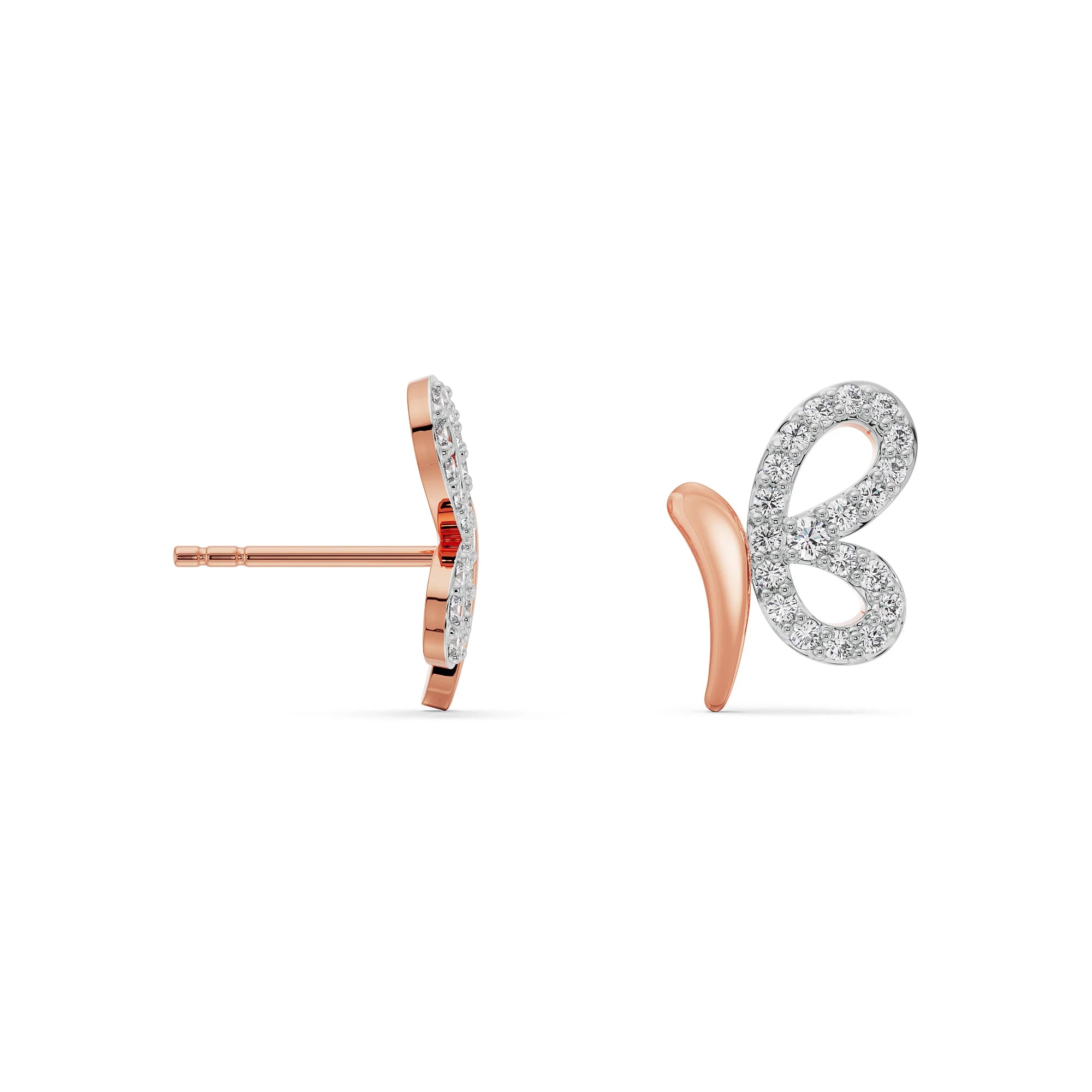 Fluttering Flair Lab Grown Diamond Earrings_in-stock