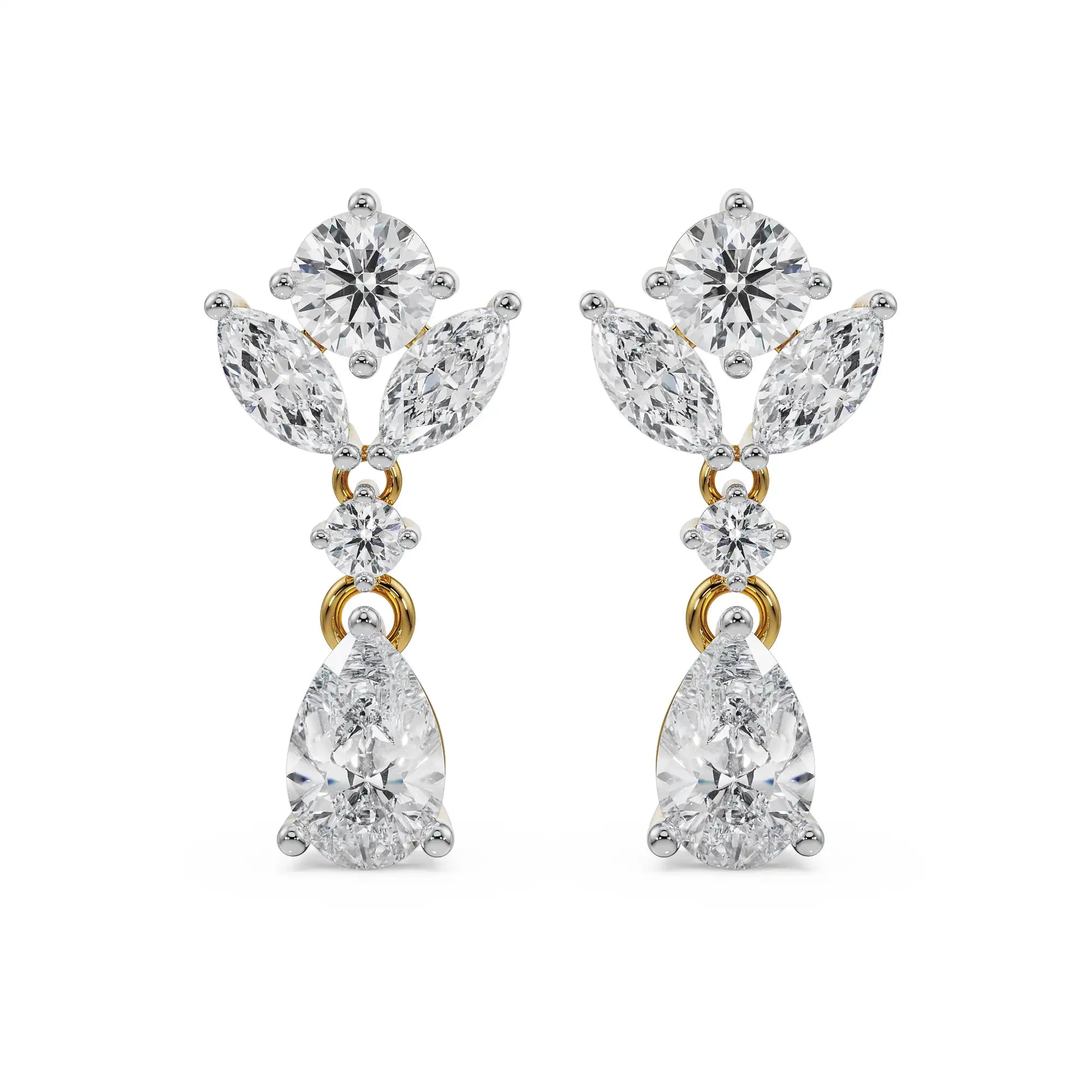 Magical Drop Lab Grown Diamond Earrings_in-stock
