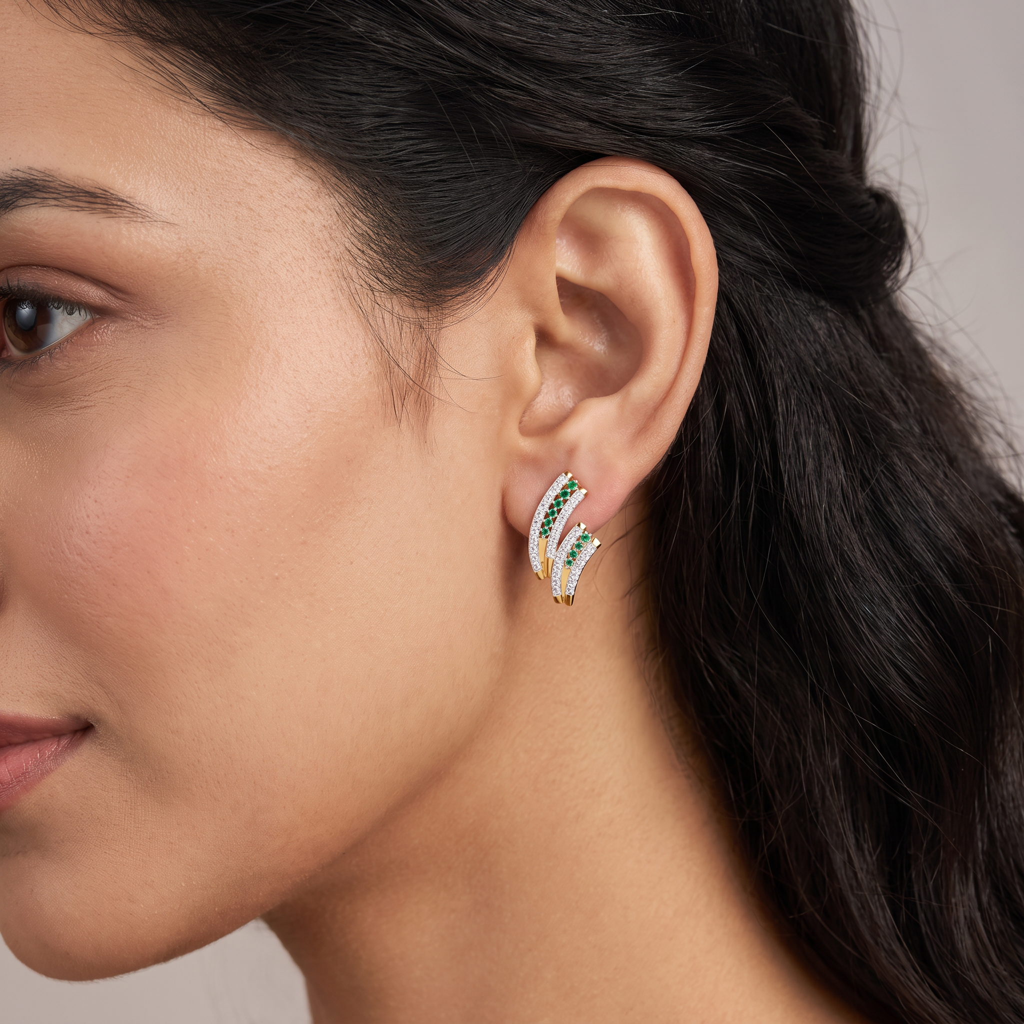 Tina Shimmering Lab Grown Diamond Earrings