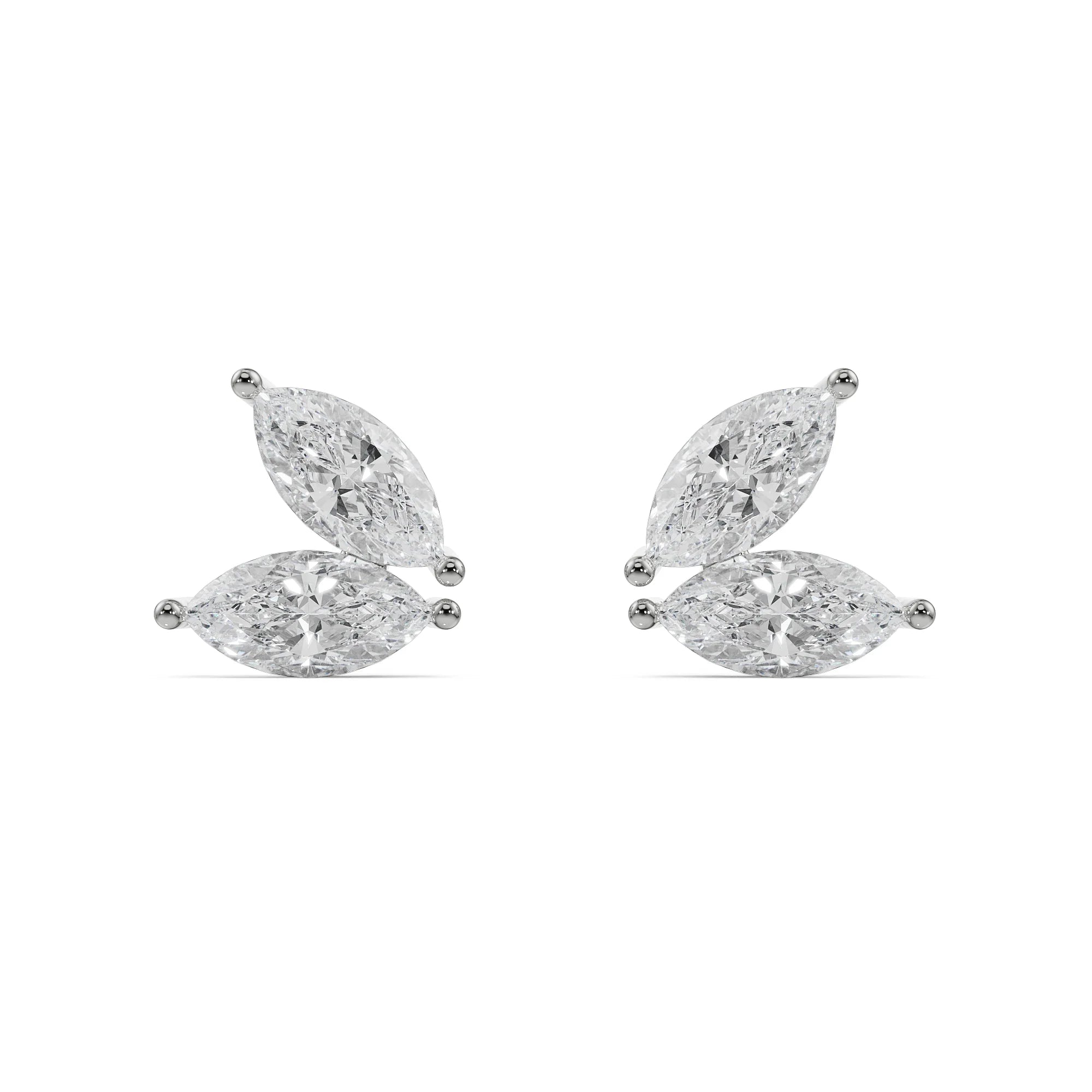 Butterfly Marquise Lab Grown Diamond Studs_in-stock