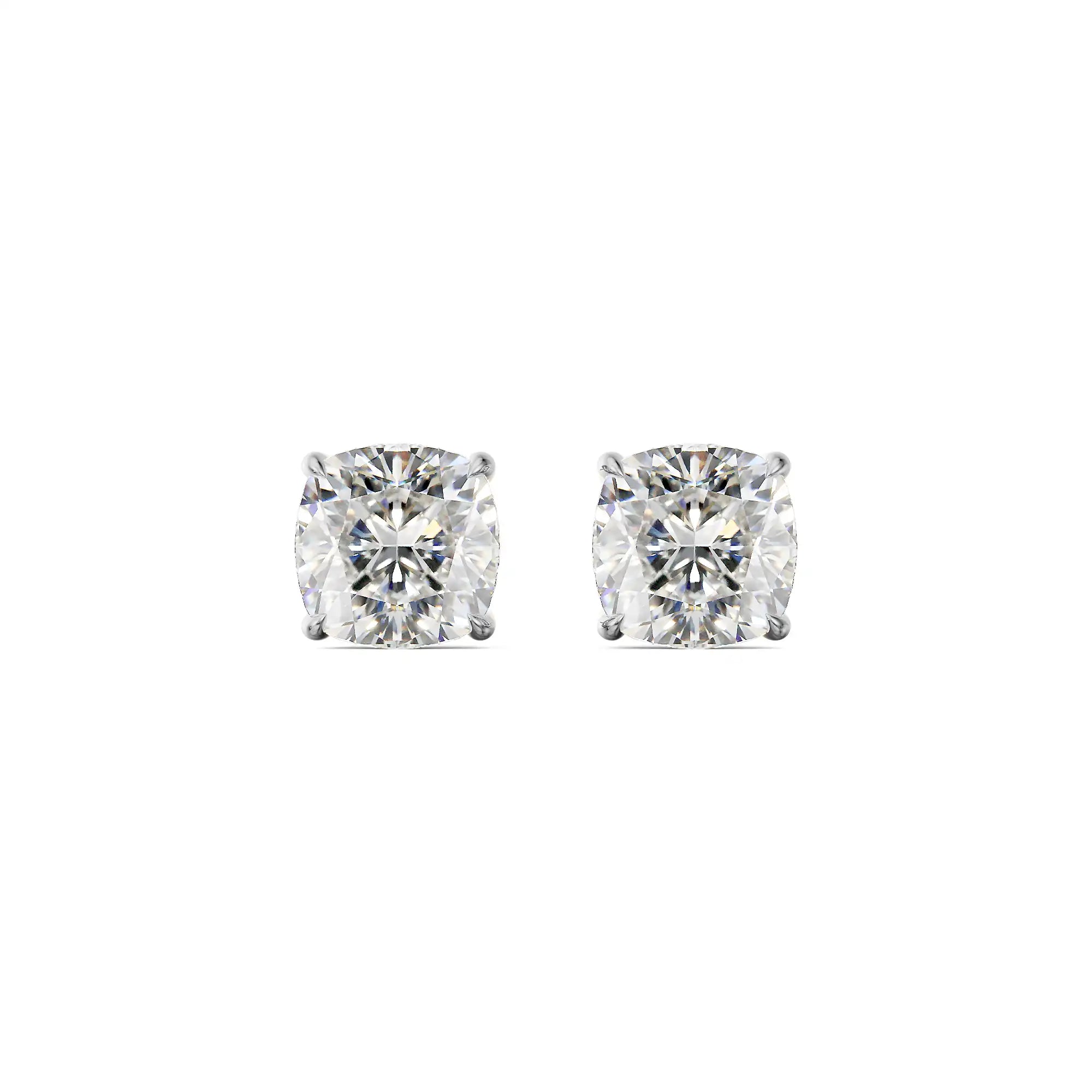 0 50 CT Cushion Lab Grown Diamond Studs_in-stock