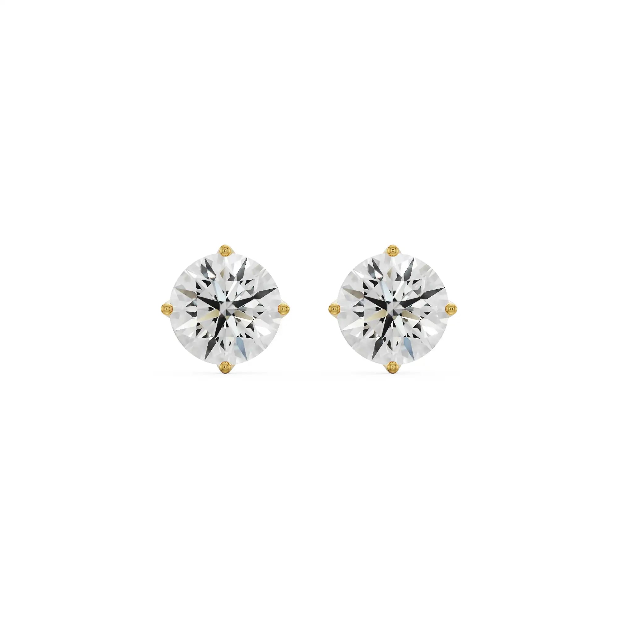 1 CT Lyla Blooming Diamond Studs Front View