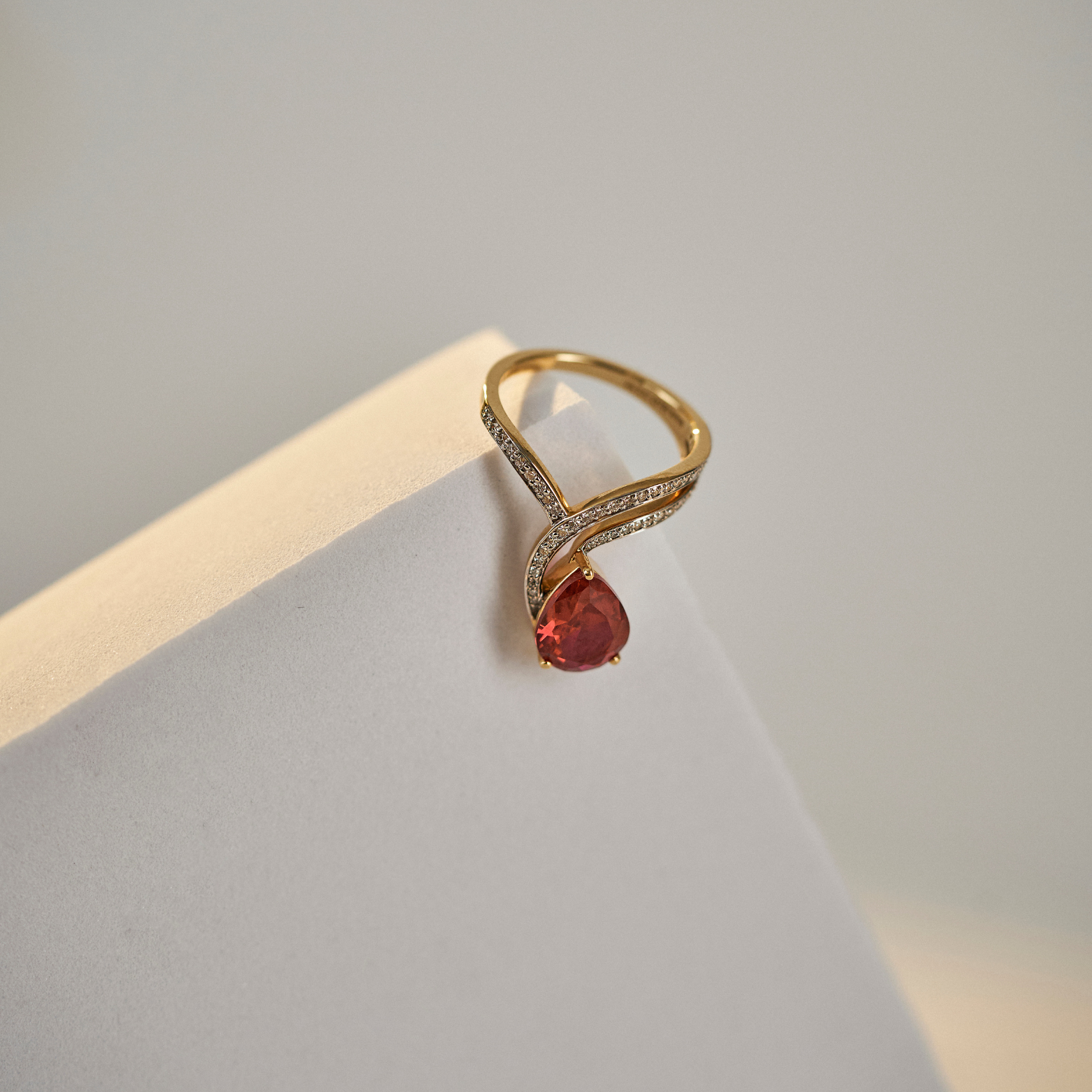 Fiery Gemstone Lab Grown Diamond Ring