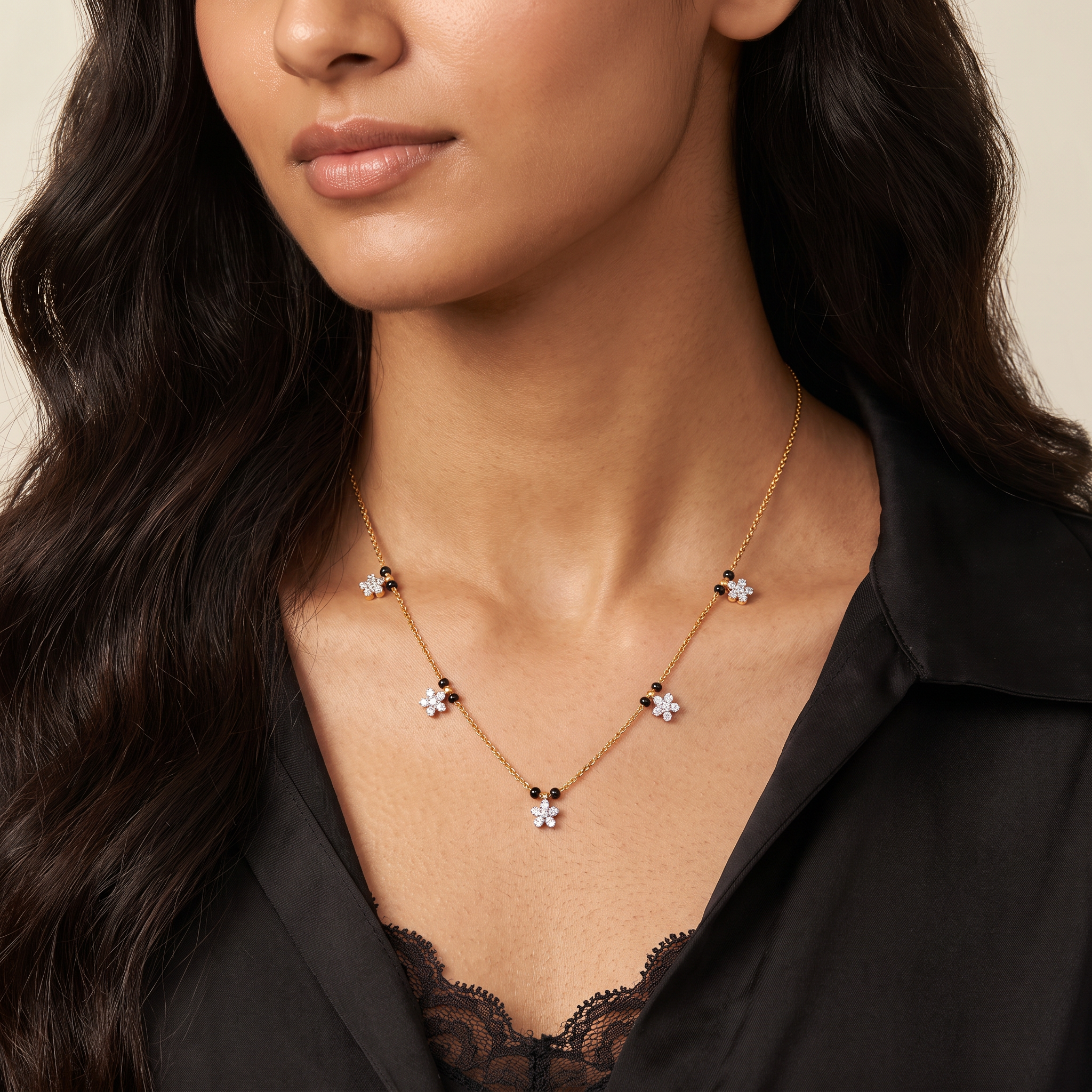 Sia Lab Grown Diamond Mangalsutra