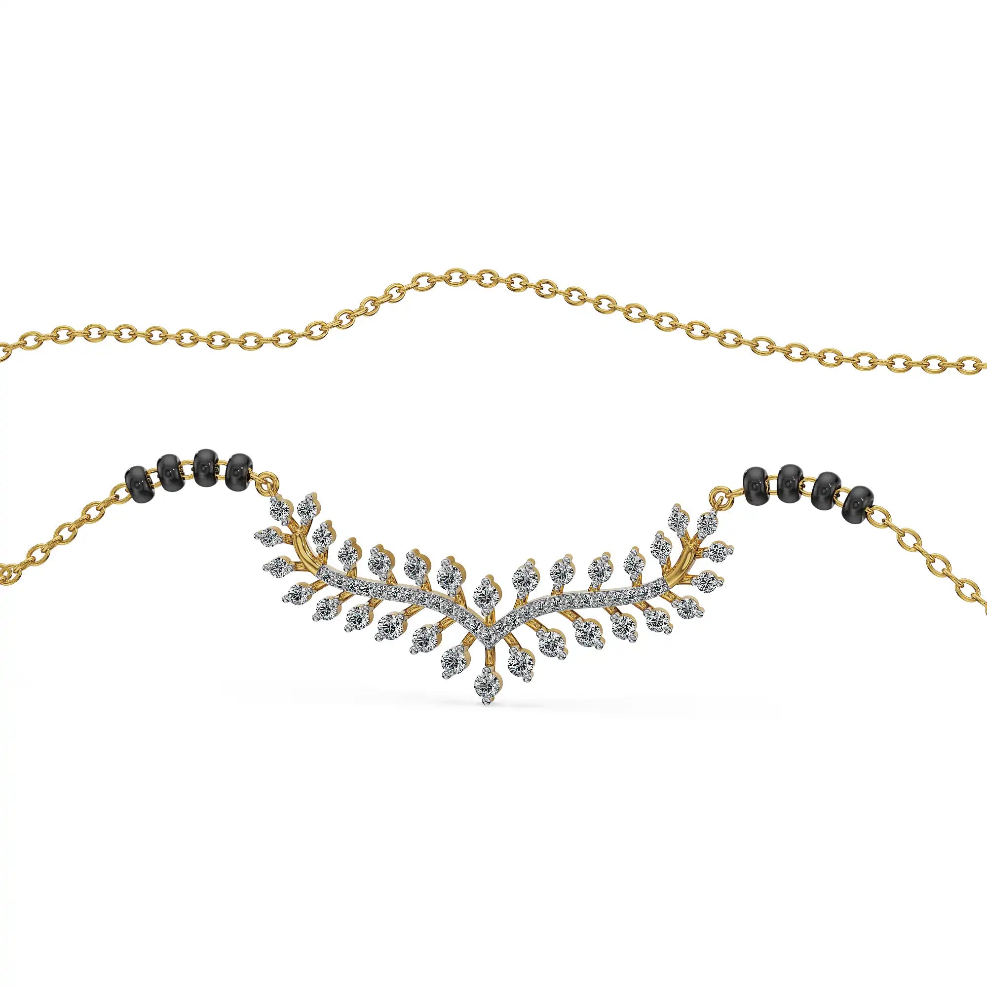 Parna Lab Grown Diamond Mangalsutra