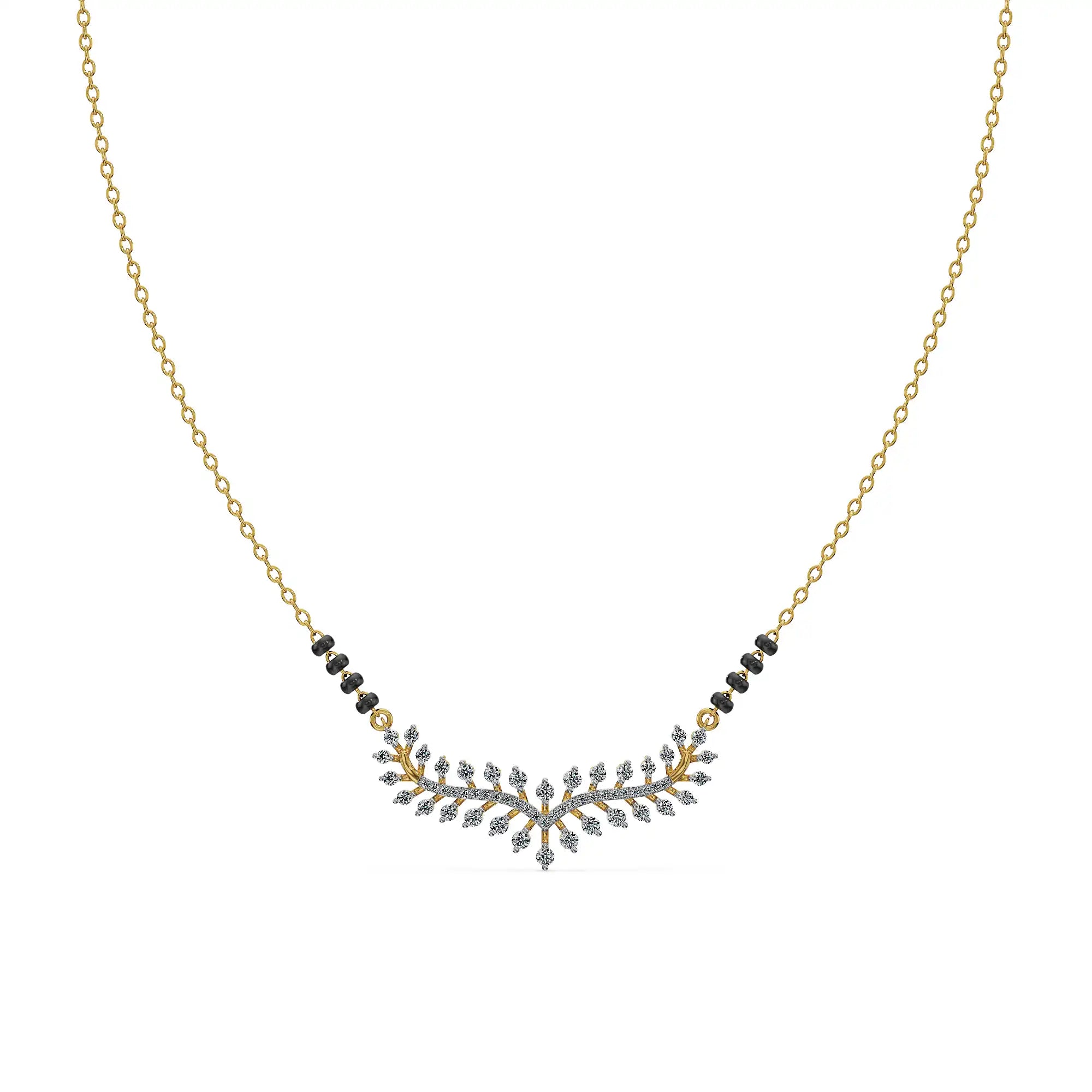 Parna Lab Grown Diamond Mangalsutra