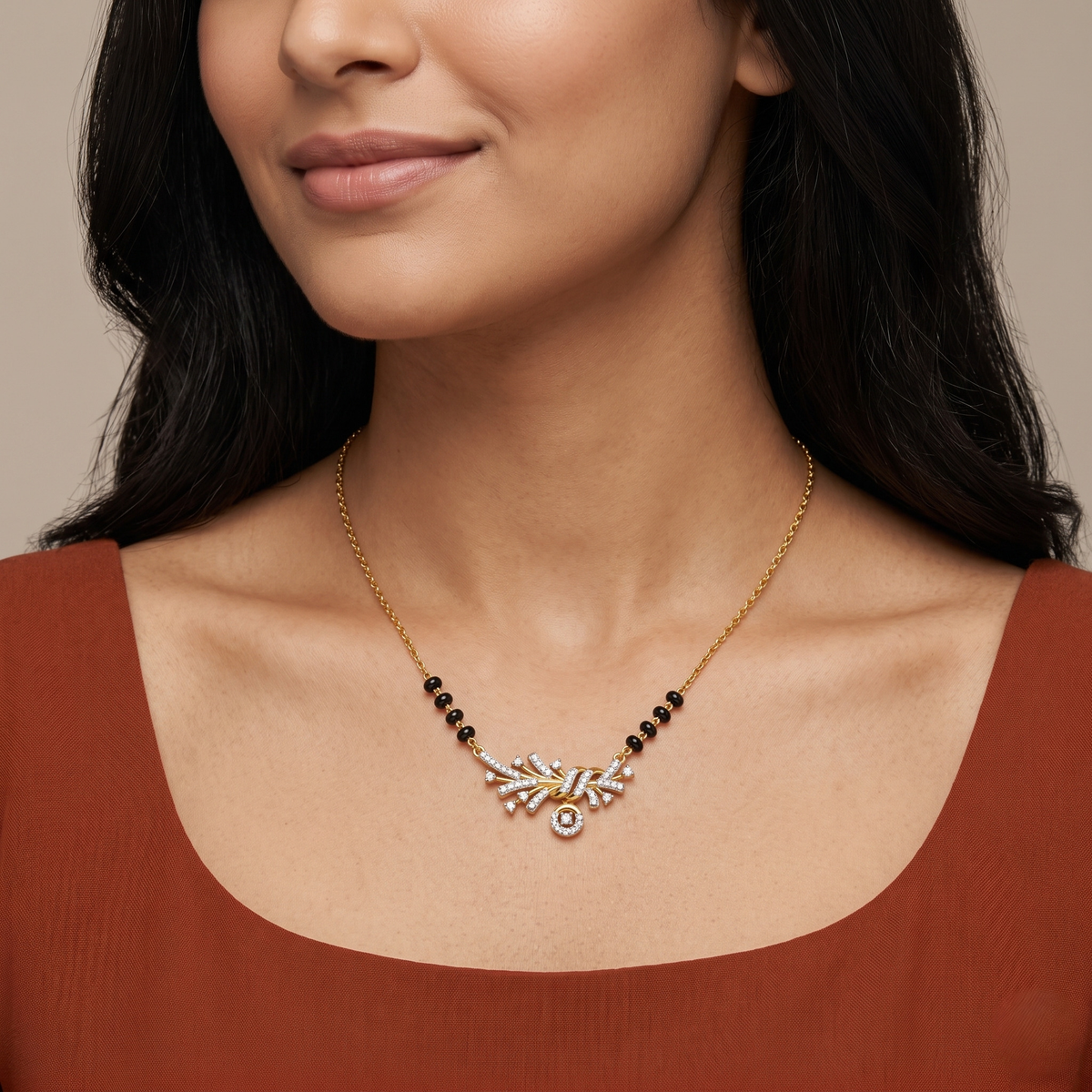 Milan Lab Grown Diamond Mangalsutra