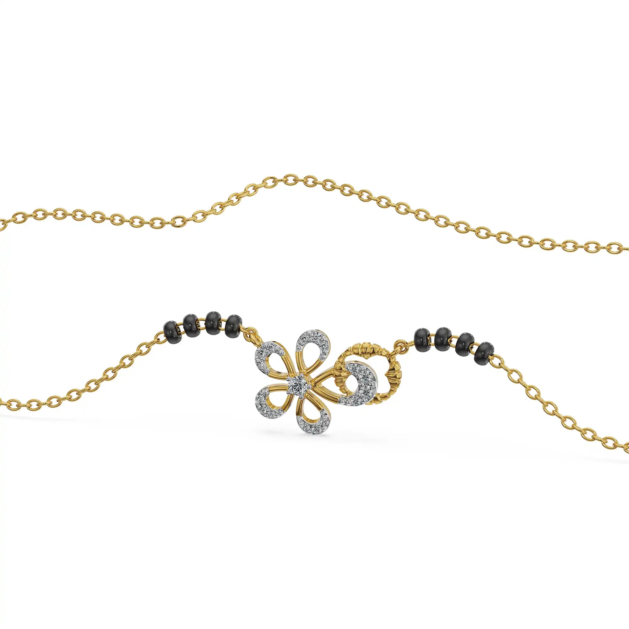Kusum Lab Grown Diamond Mangalsutra