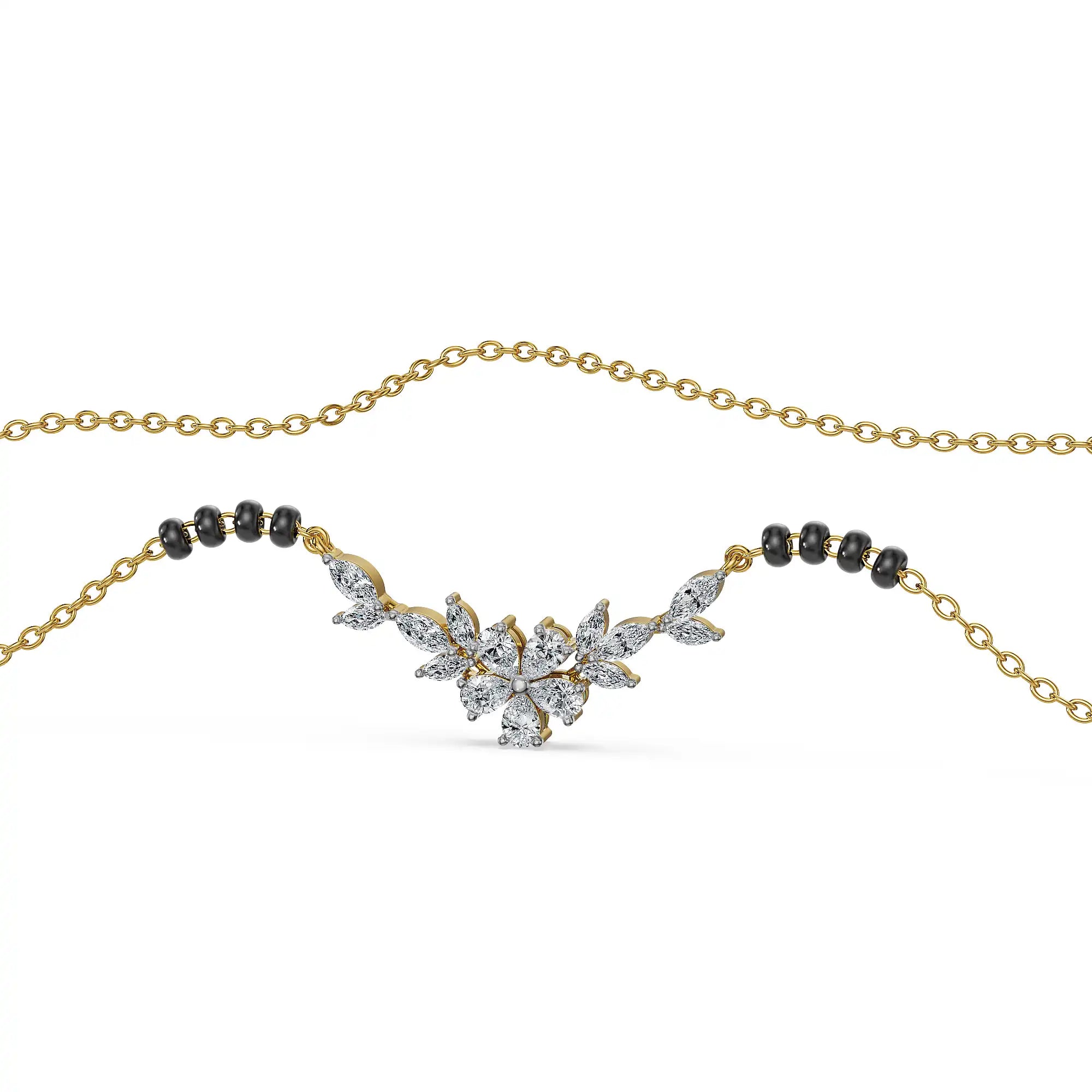 Madhavi Lab Grown Diamond Mangalsutra