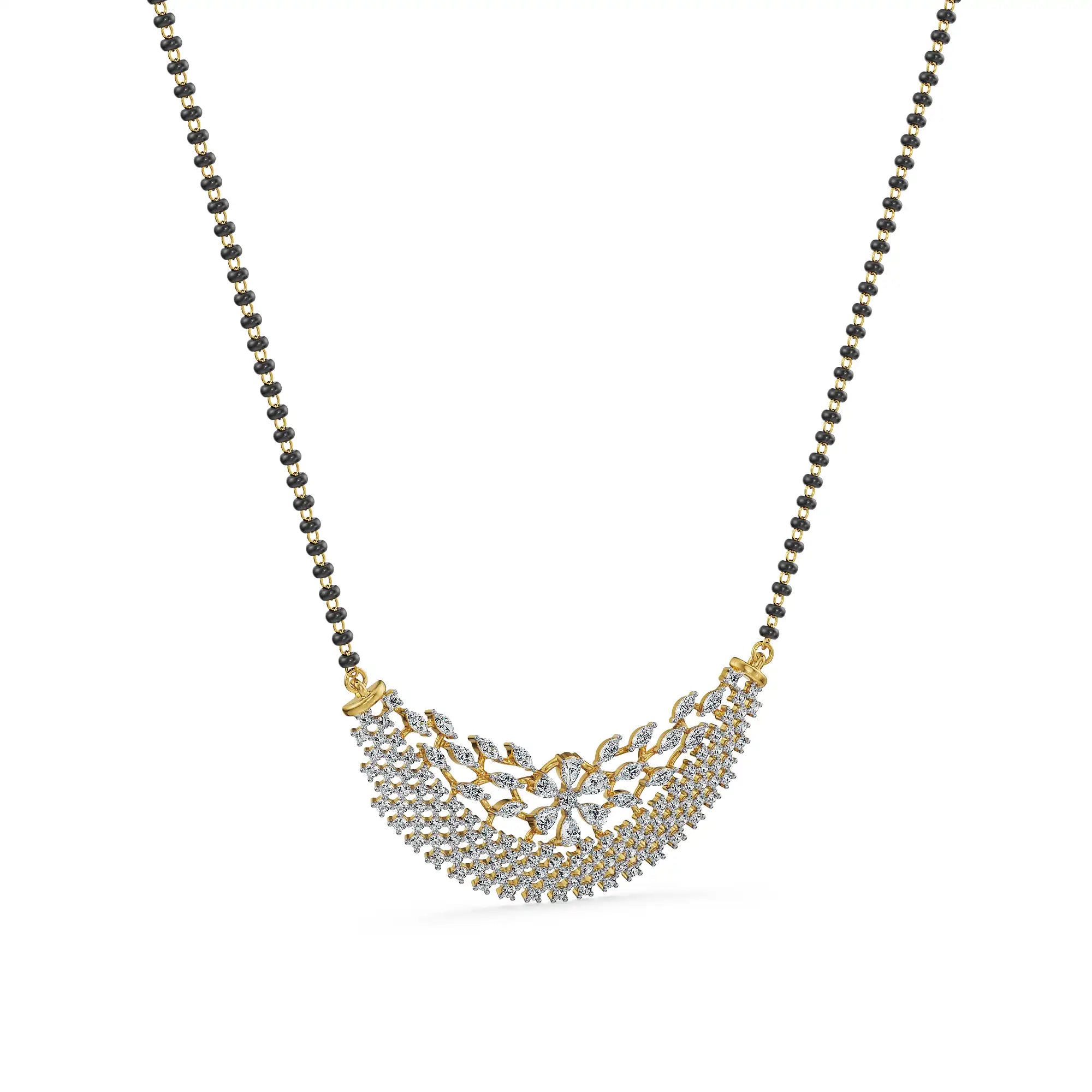 Meher Lab Grown Diamond Mangalsutra