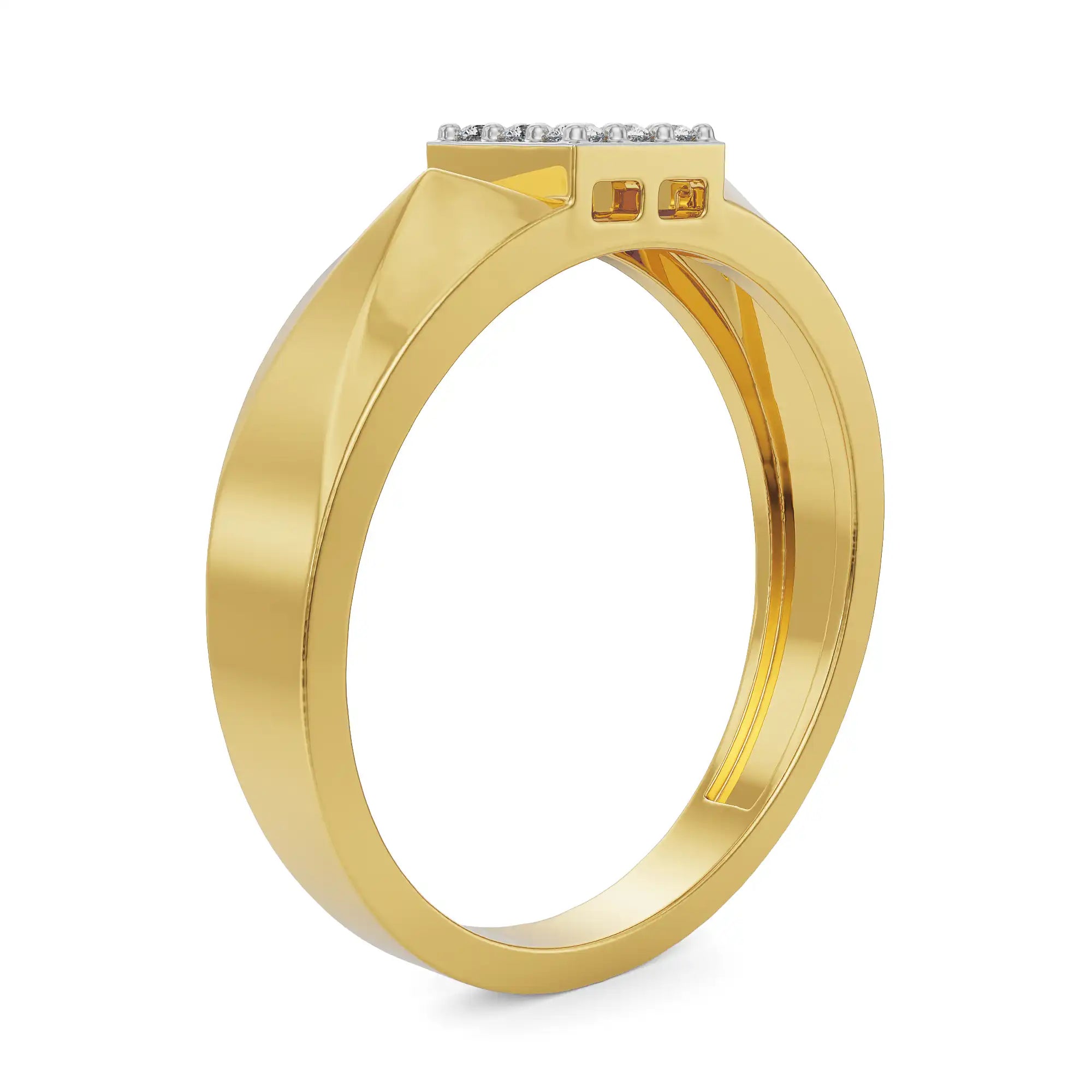 Geneva Ring for Him Side View