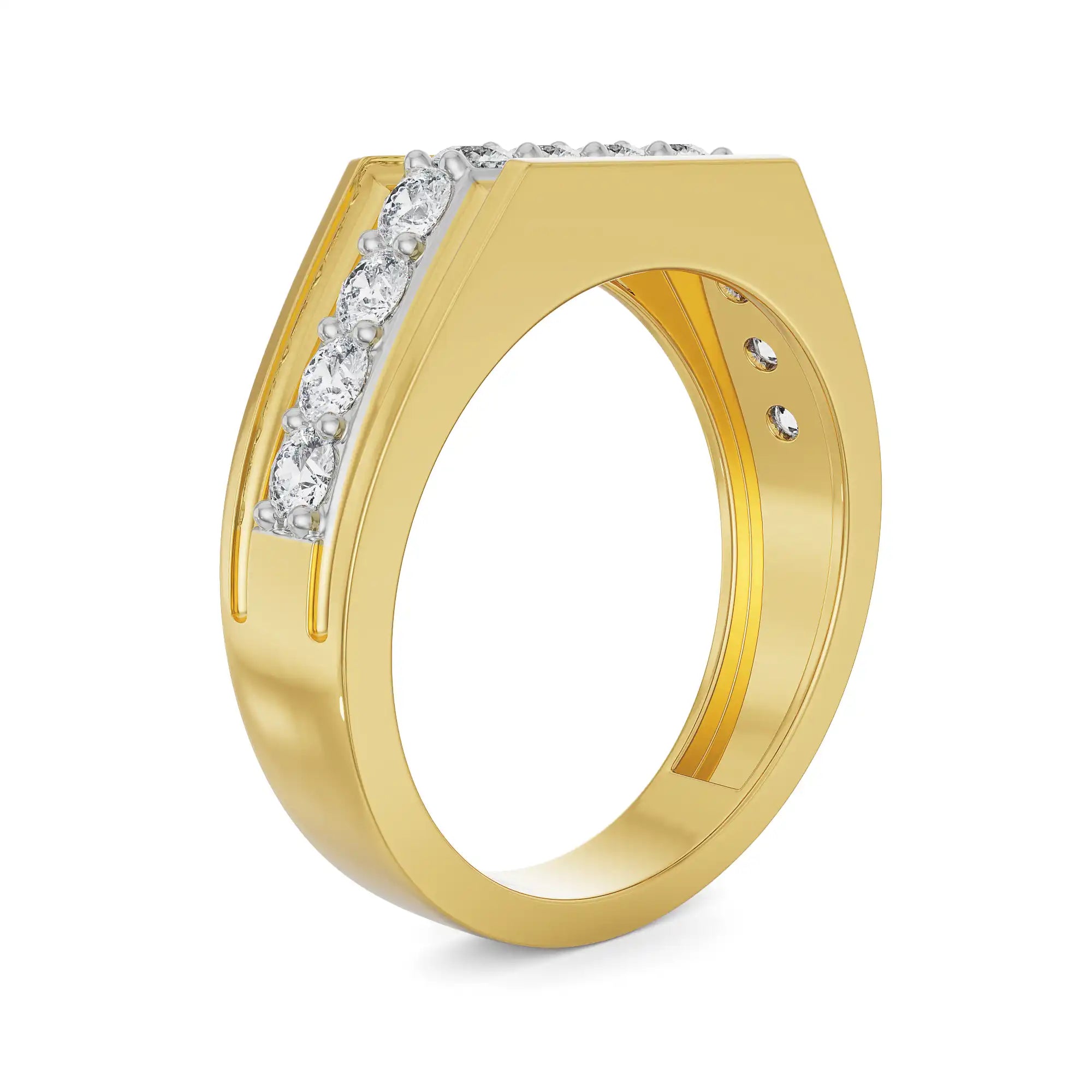 Palagio Wedding Band Side View