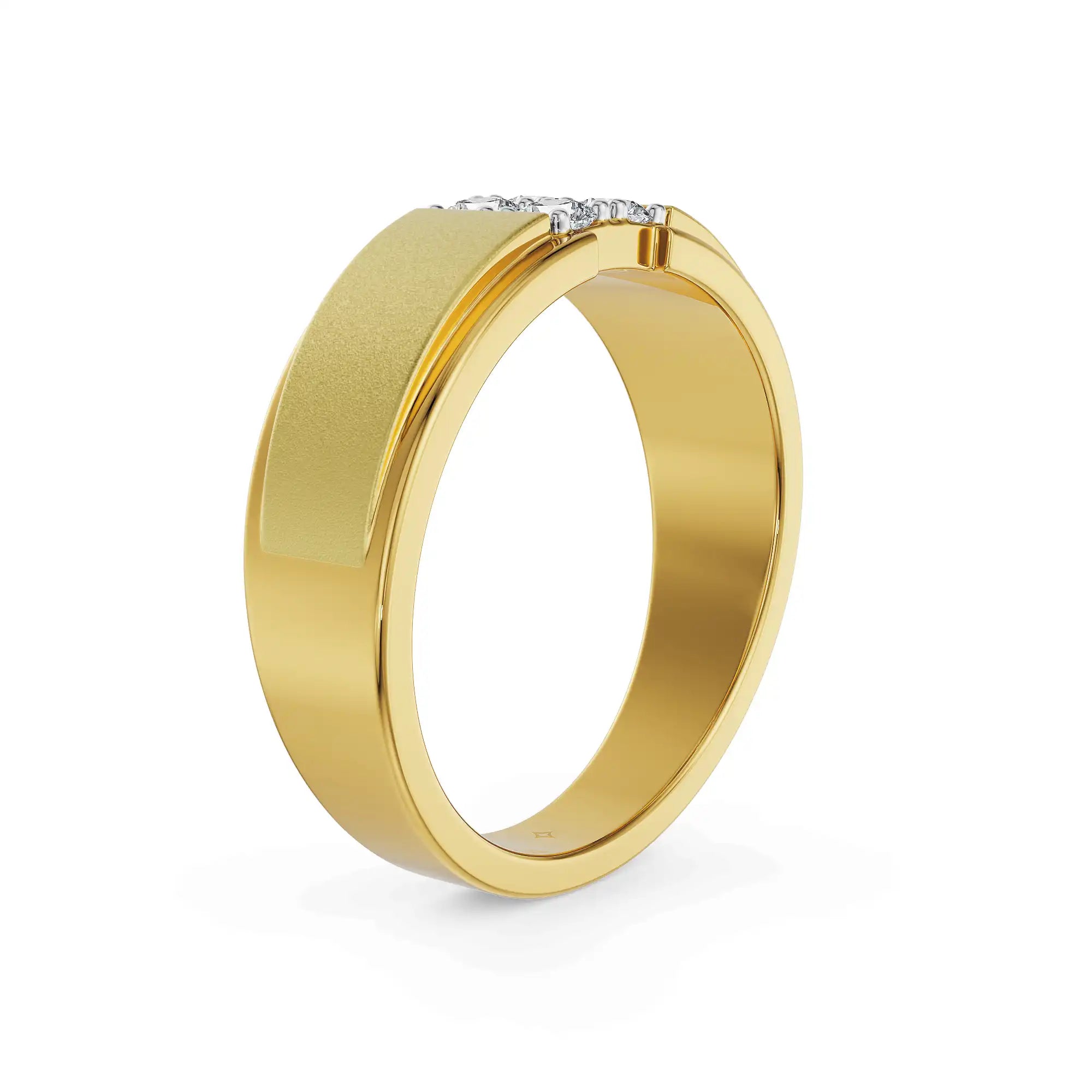 Legacy Crest Lab Grown Diamond Ring for Men