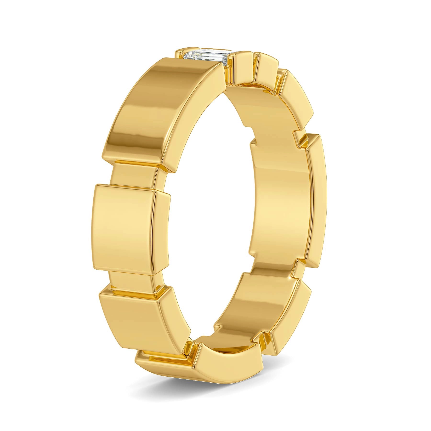 Urban Grid Lab Grown Diamond Men's Ring