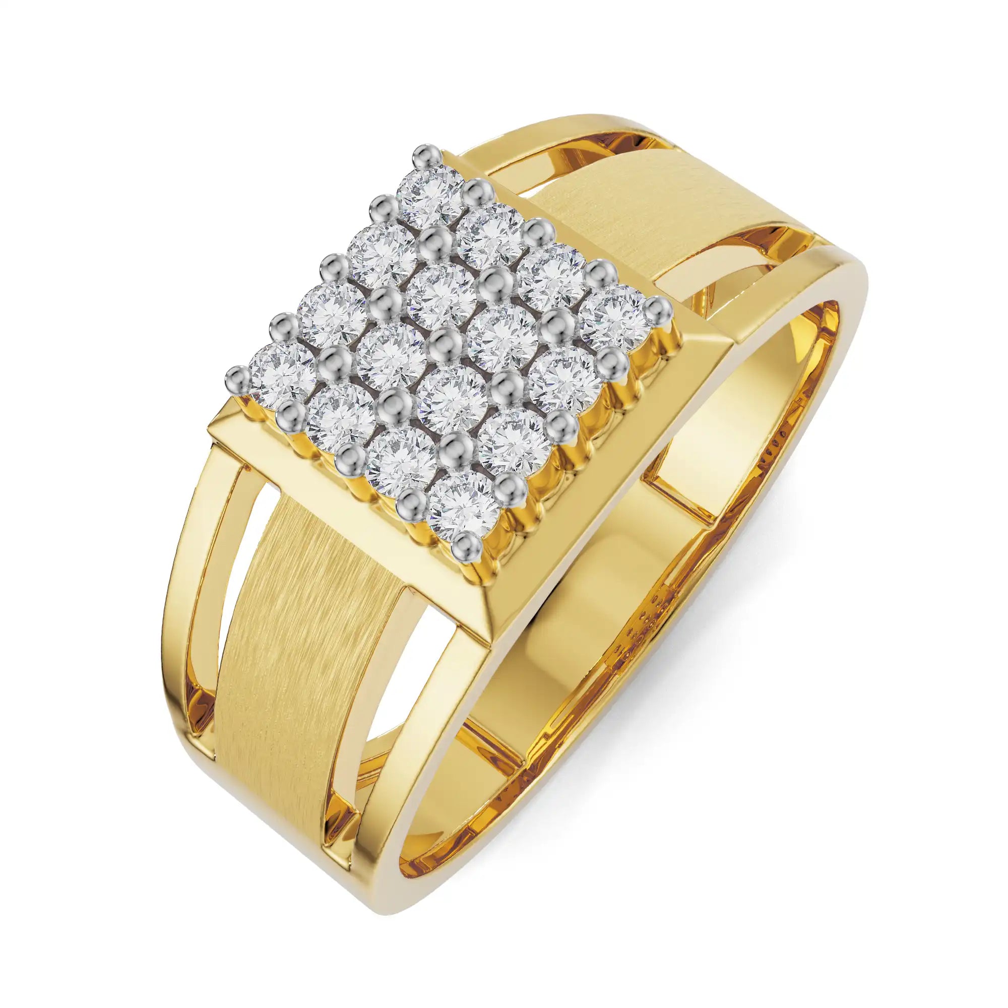 Timothee Diamond Ring Top View