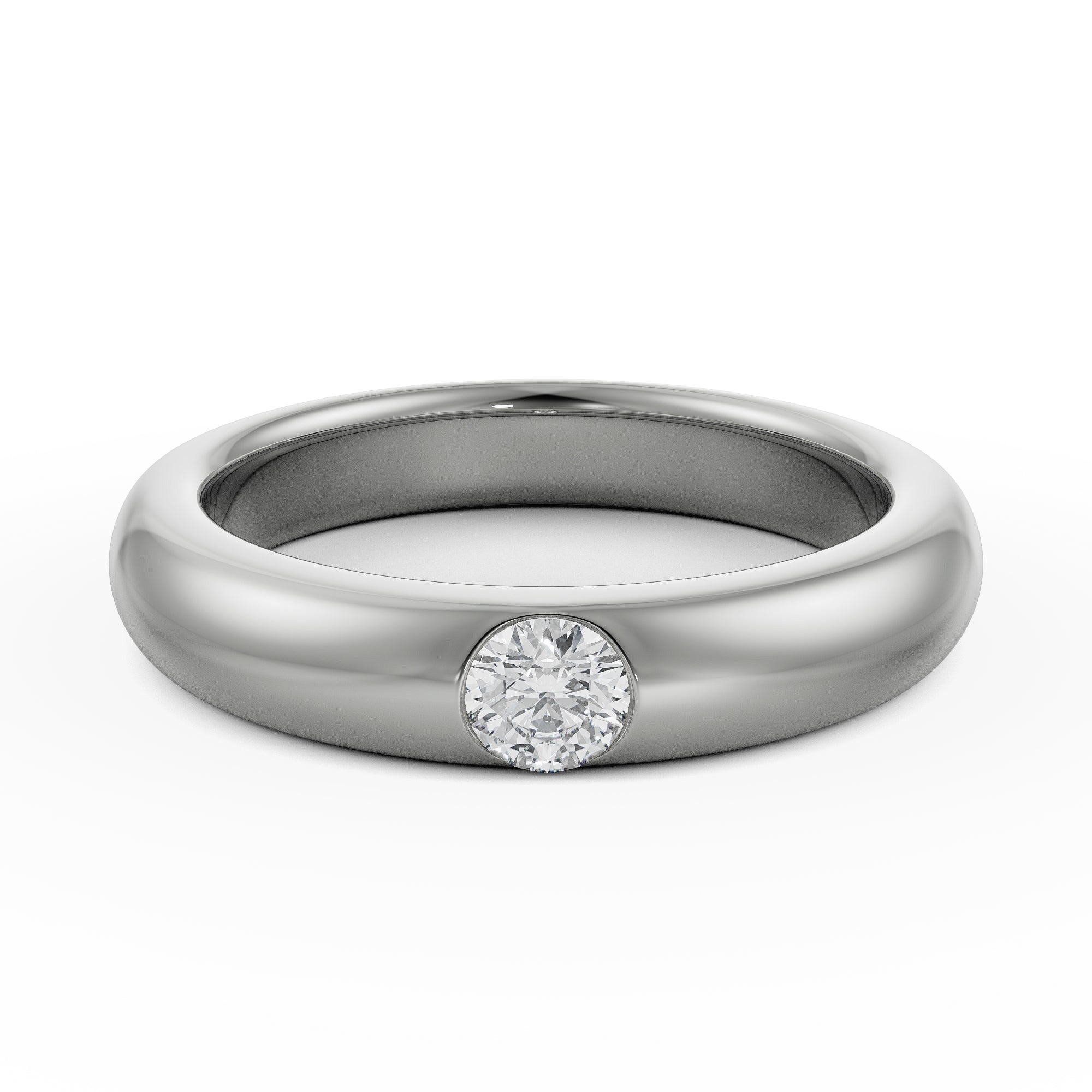 Sleek Round Band Front View