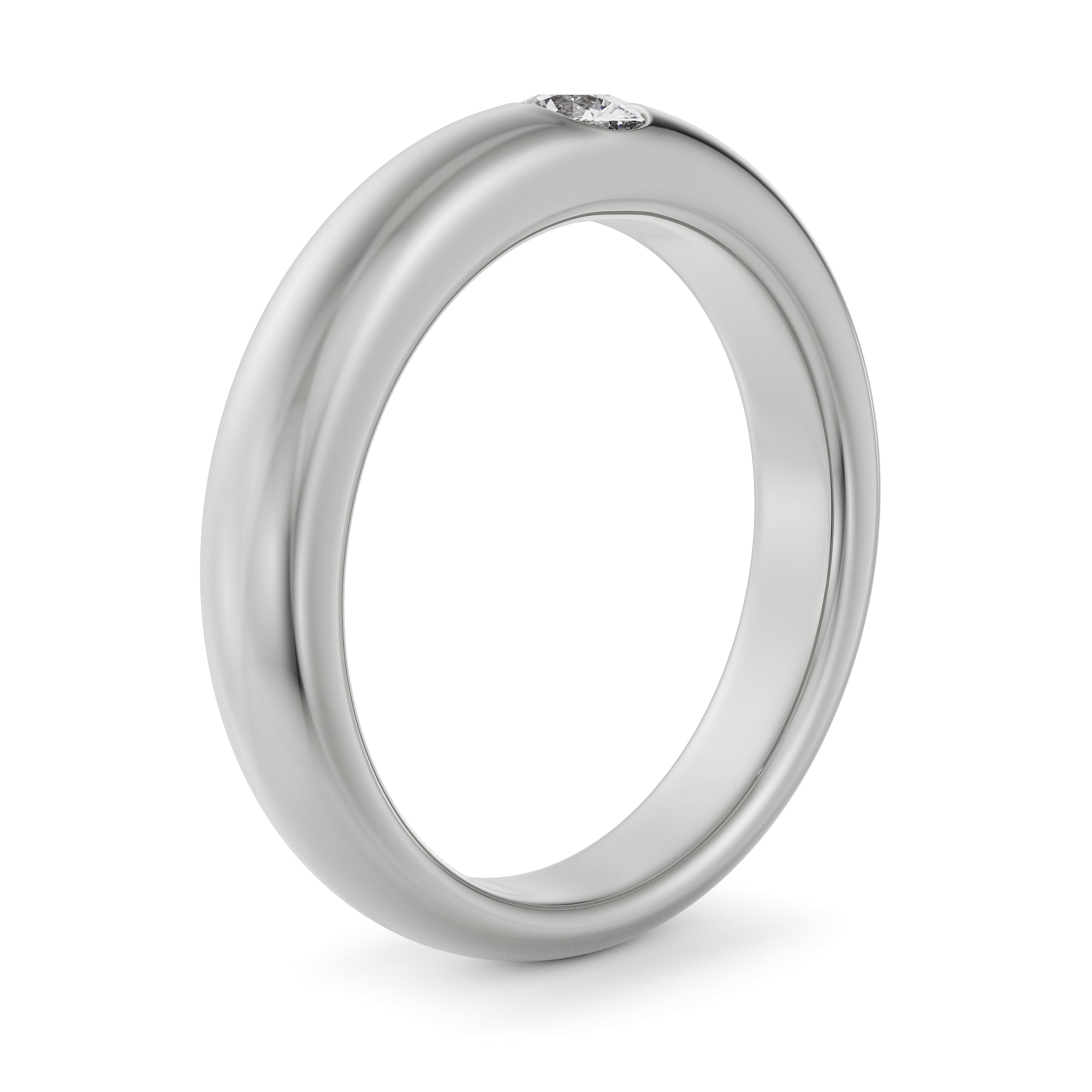 Sleek Round Band Side View