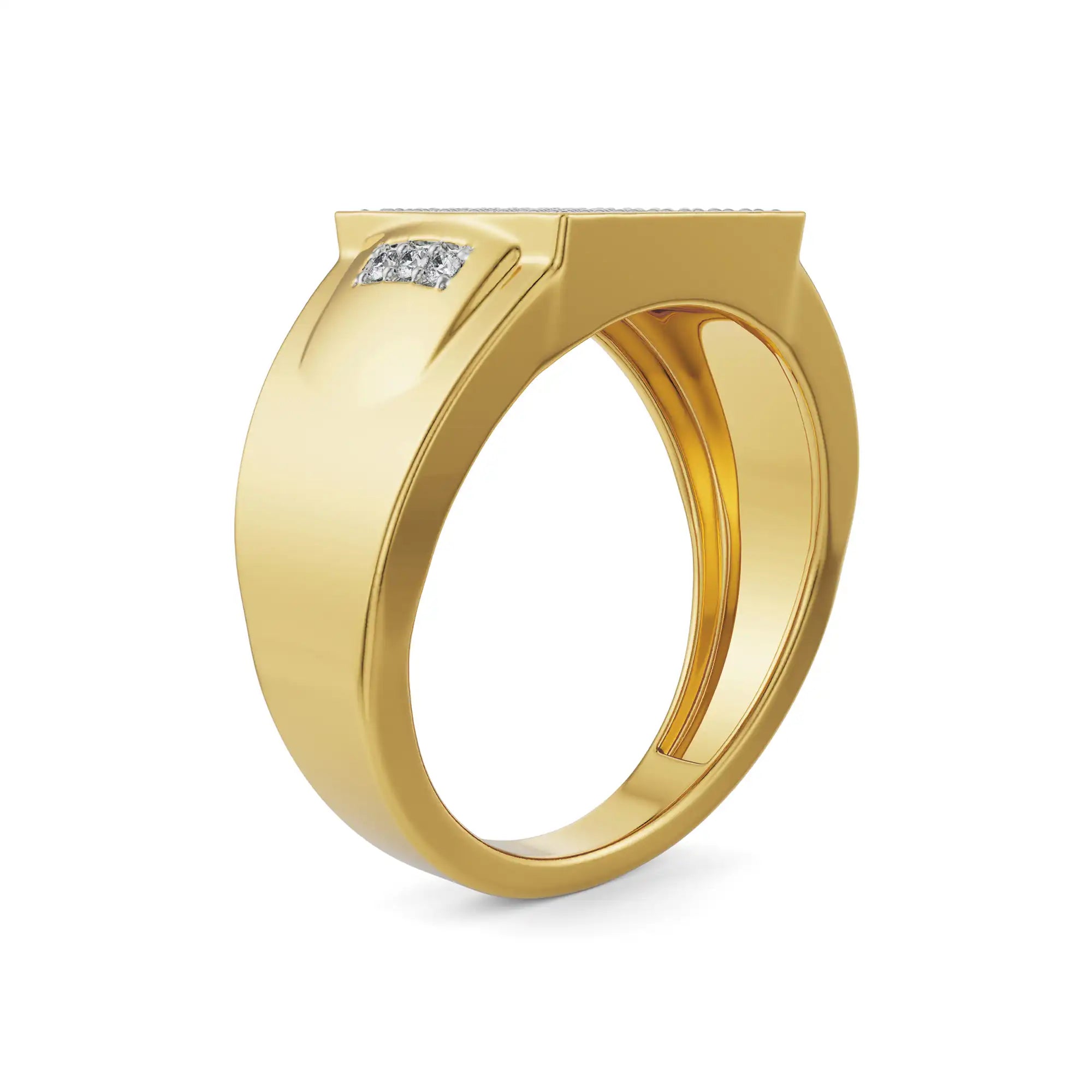 Fizzet Diamond Band Side View