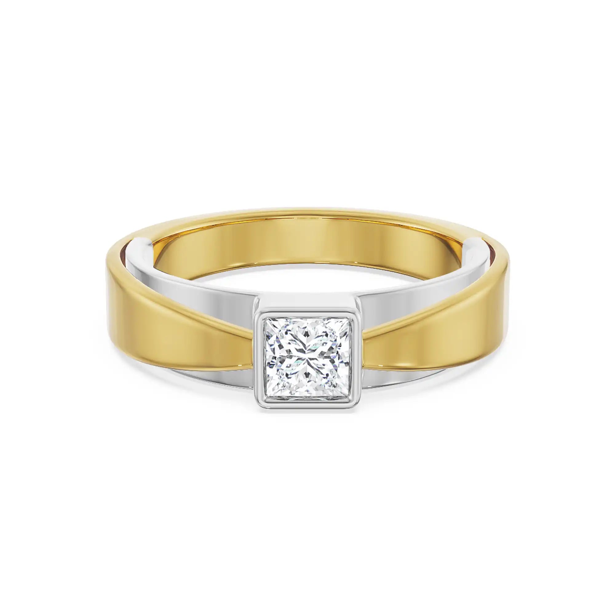 Ryan Squared Diamond Ring for him