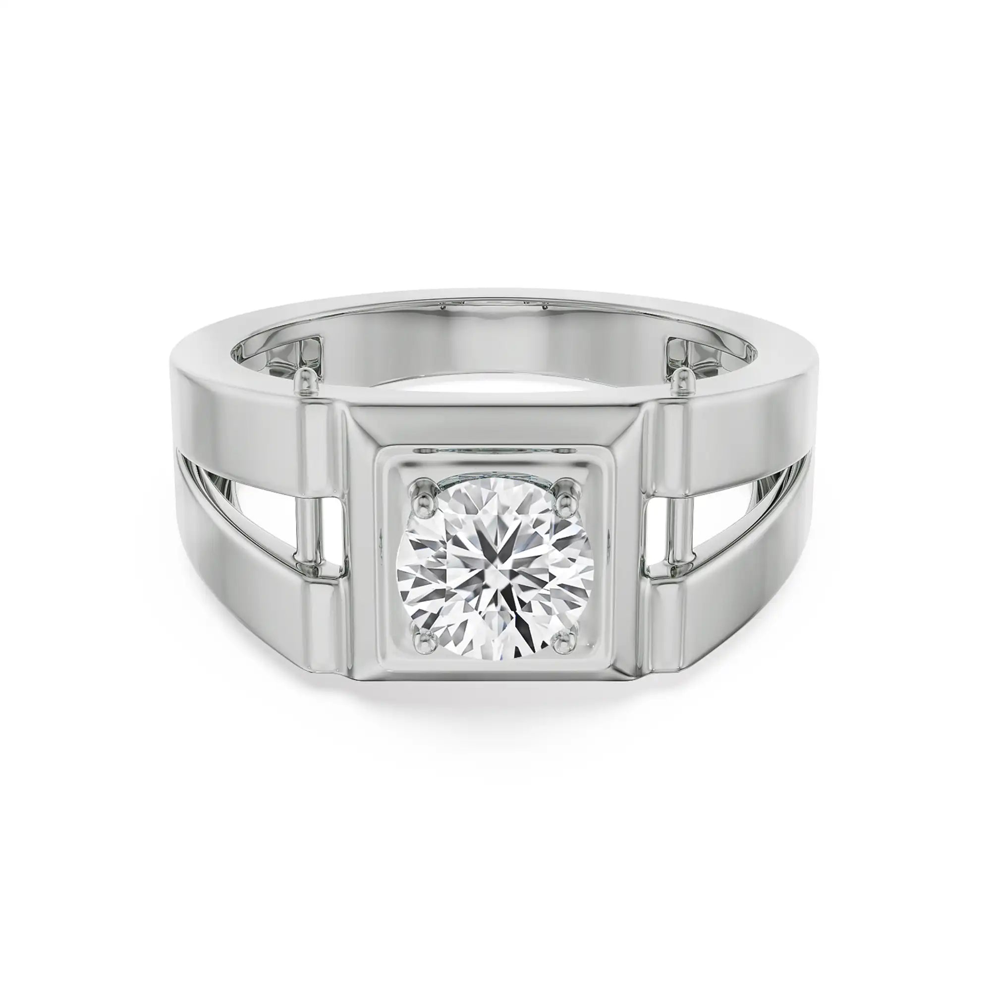1 CT Brandon Bold Diamond Ring - front view