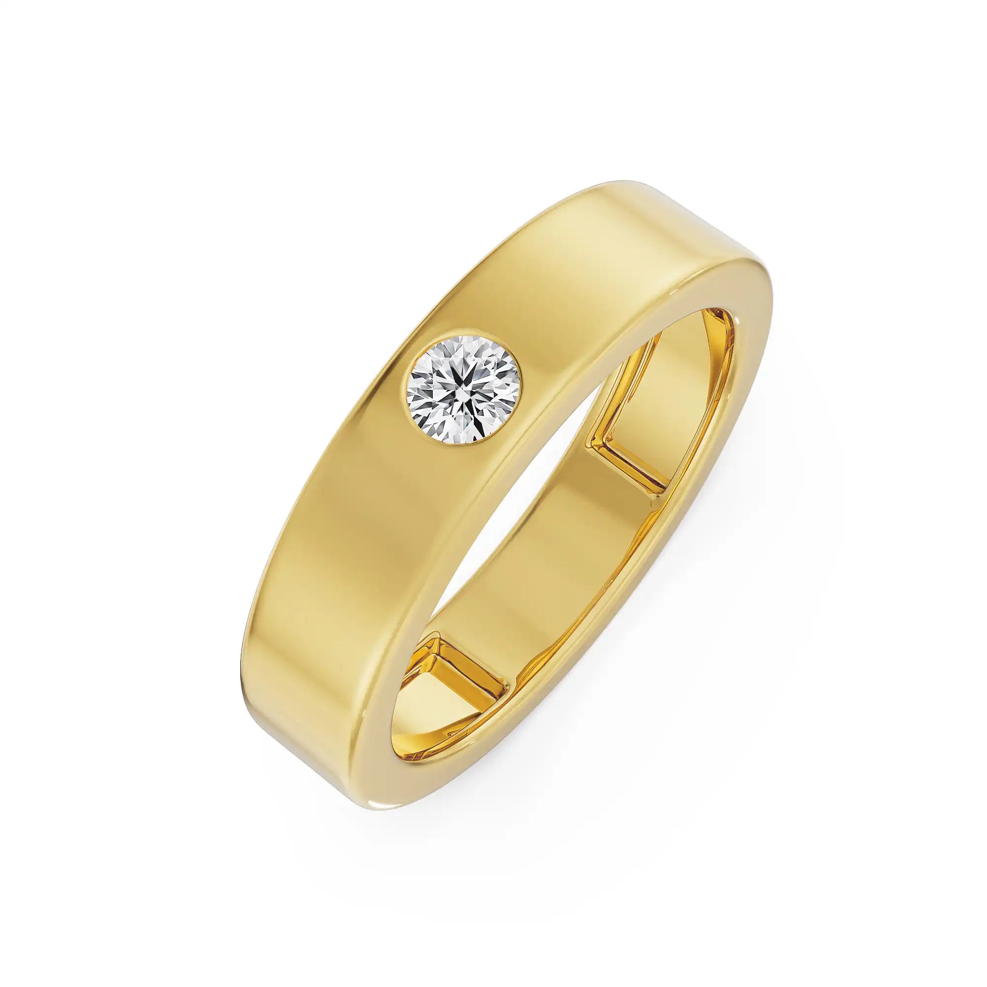 True North Lab Grown Diamond Ring - top view