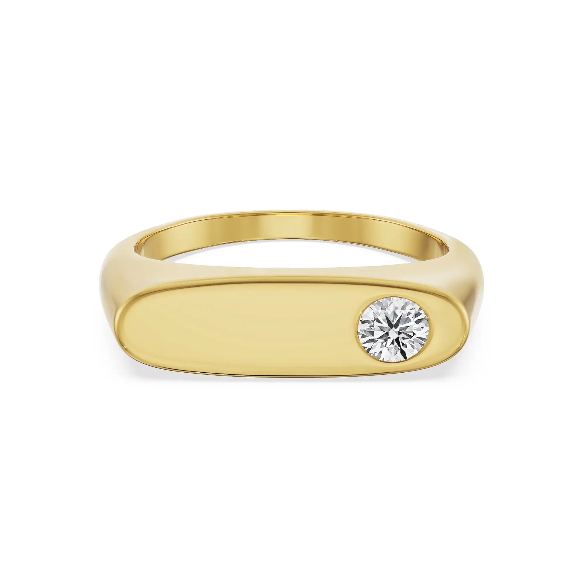 Singular Spark Lab Grown Diamond Ring - front view