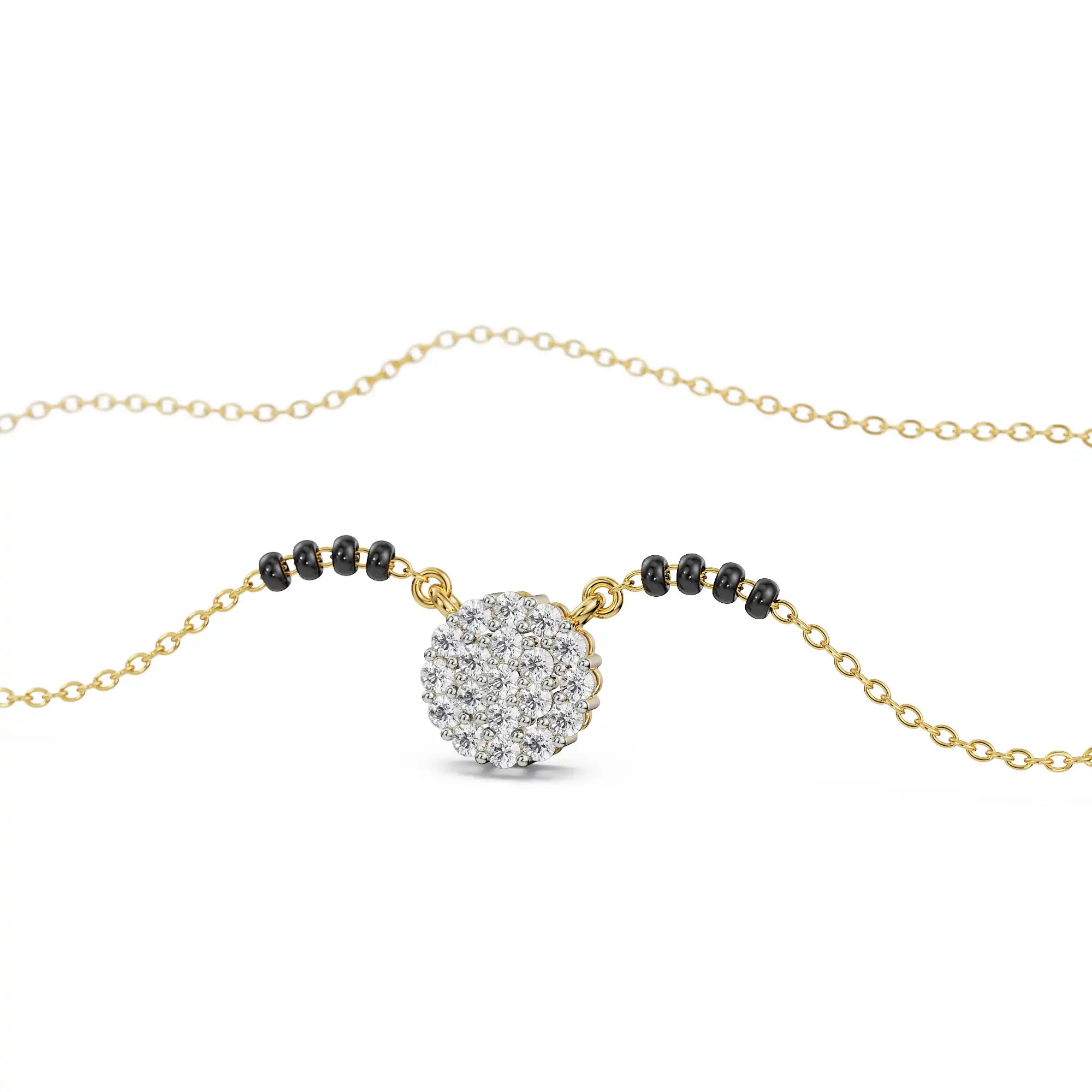 Aanya Diamond Mangalsutra Prospective View