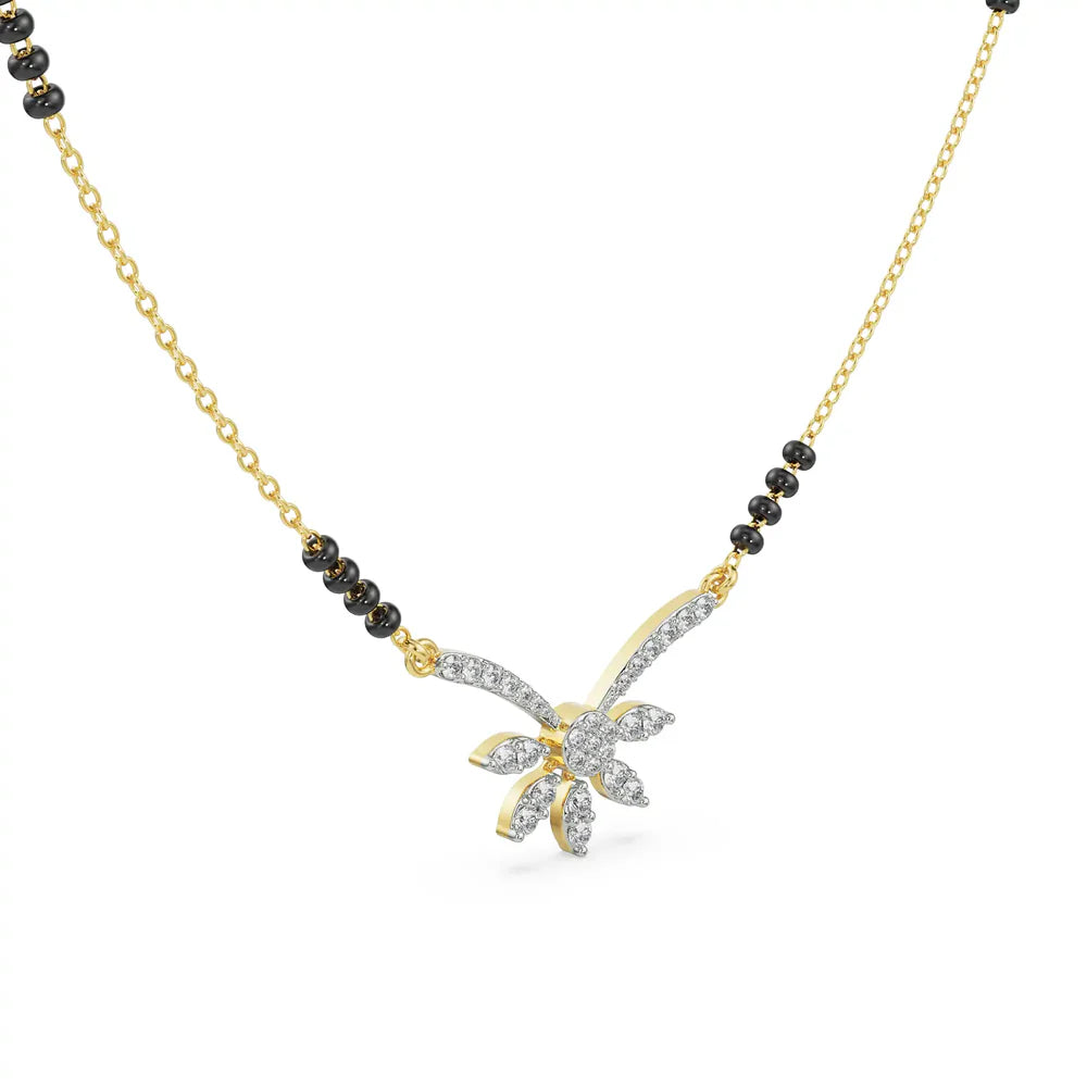 Aayat Lab Grown Diamond Mangalsutra 9KT