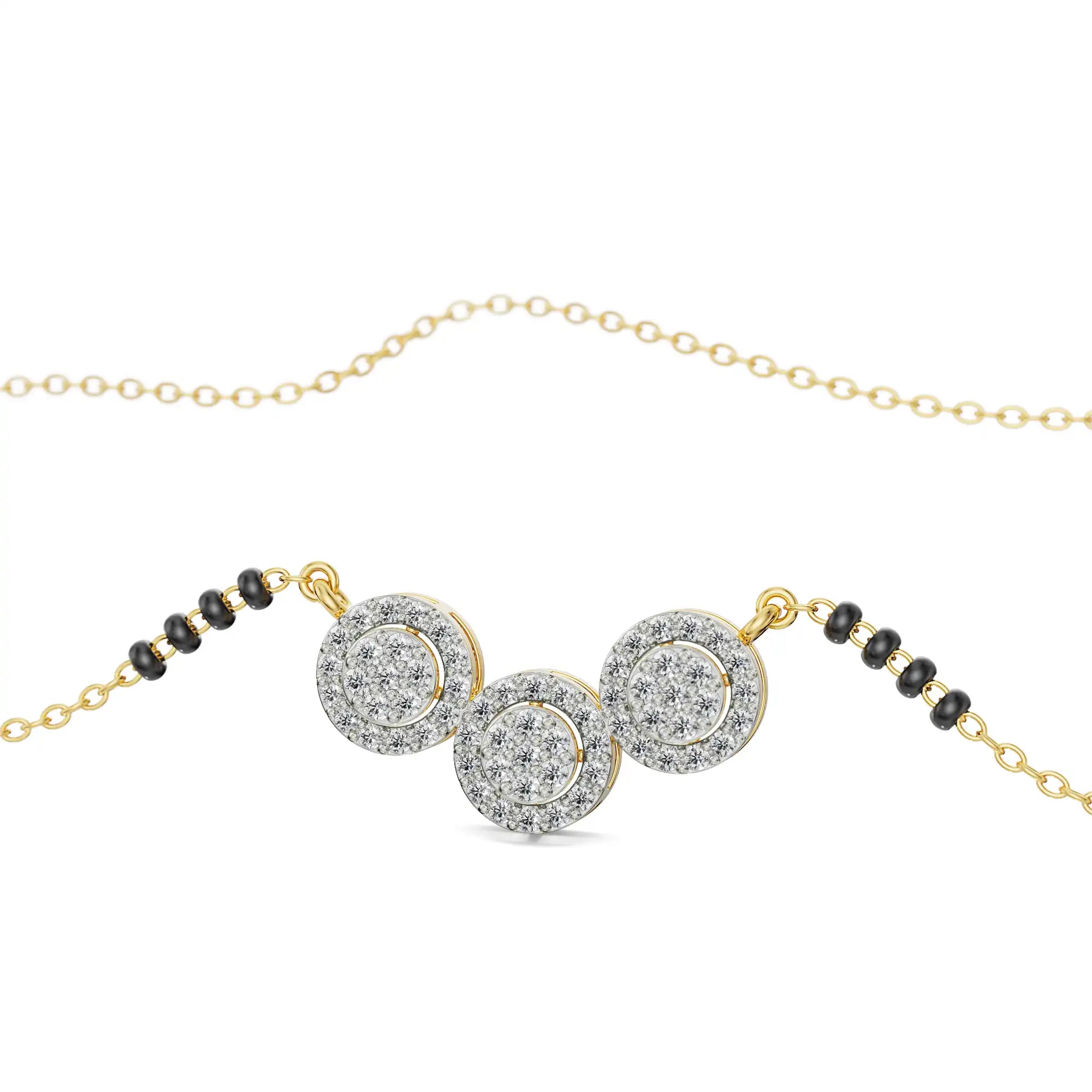 Reeha Diamond Mangalsutra Prospective View