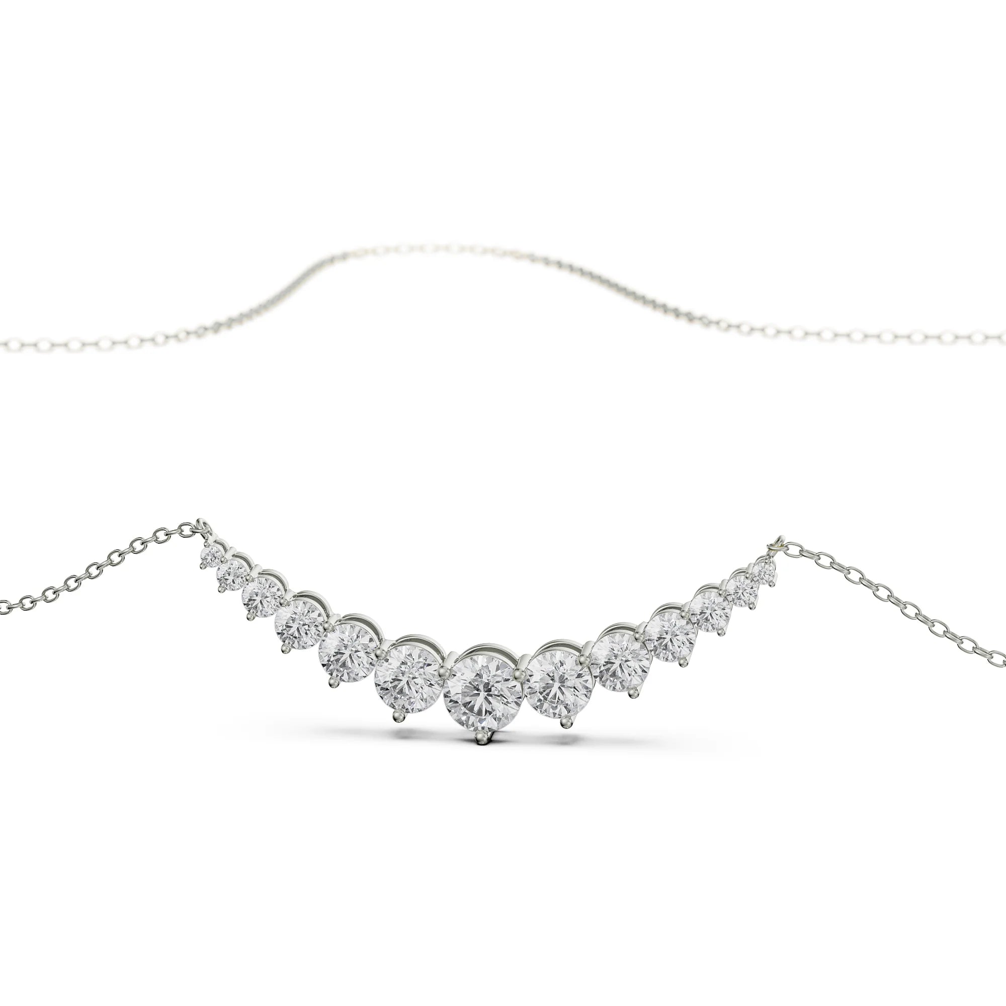 Eternity Round Lab Grown Diamond Necklace_in-stock