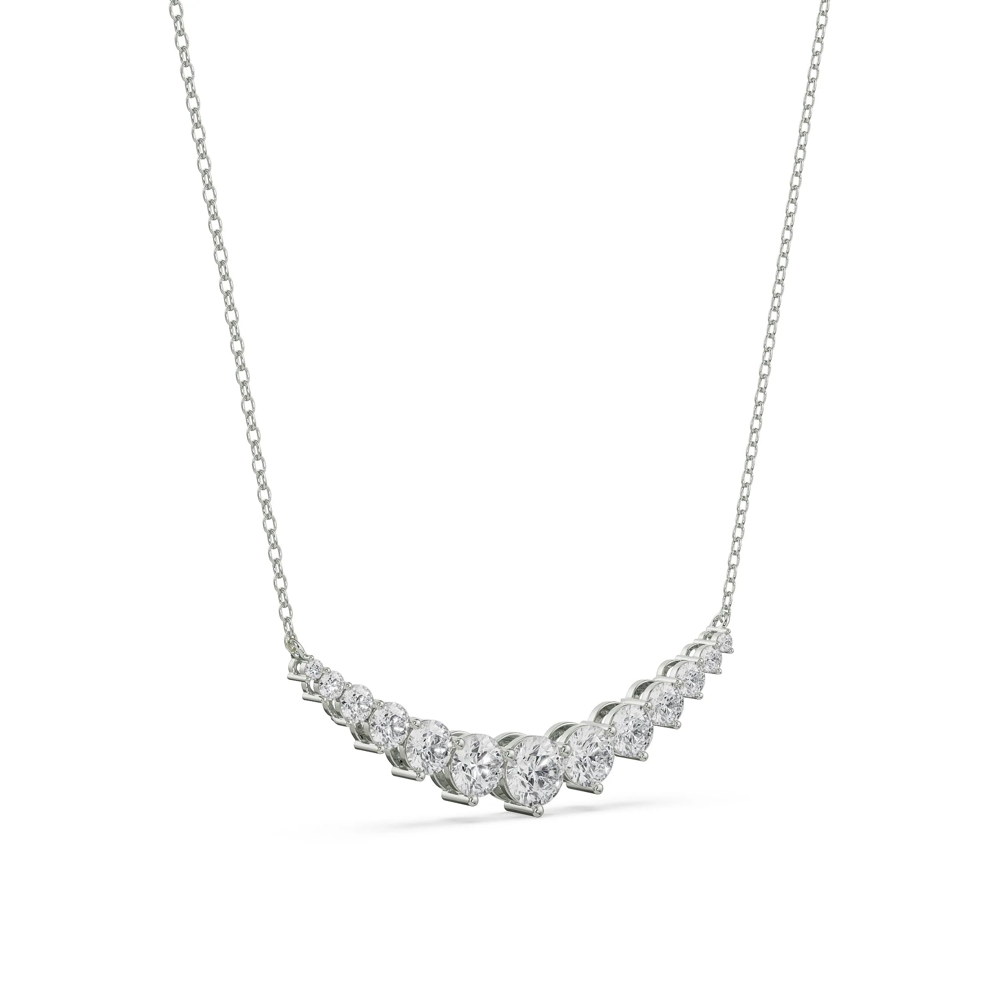 Eternity Round Lab Grown Diamond Necklace_in-stock