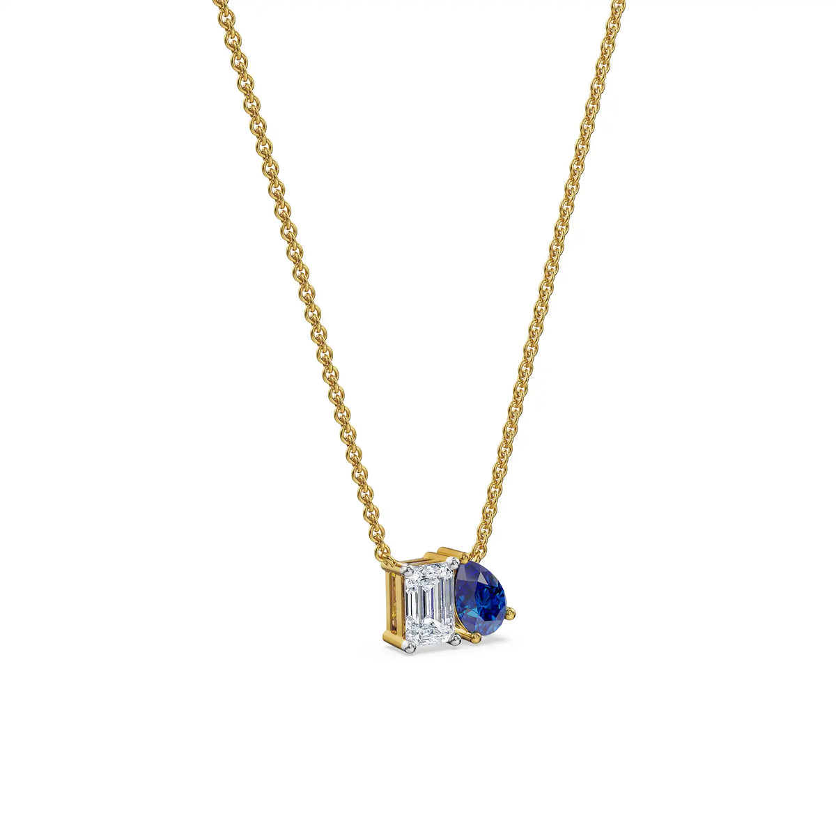 Royal Duo Lab Grown Diamond Necklace
