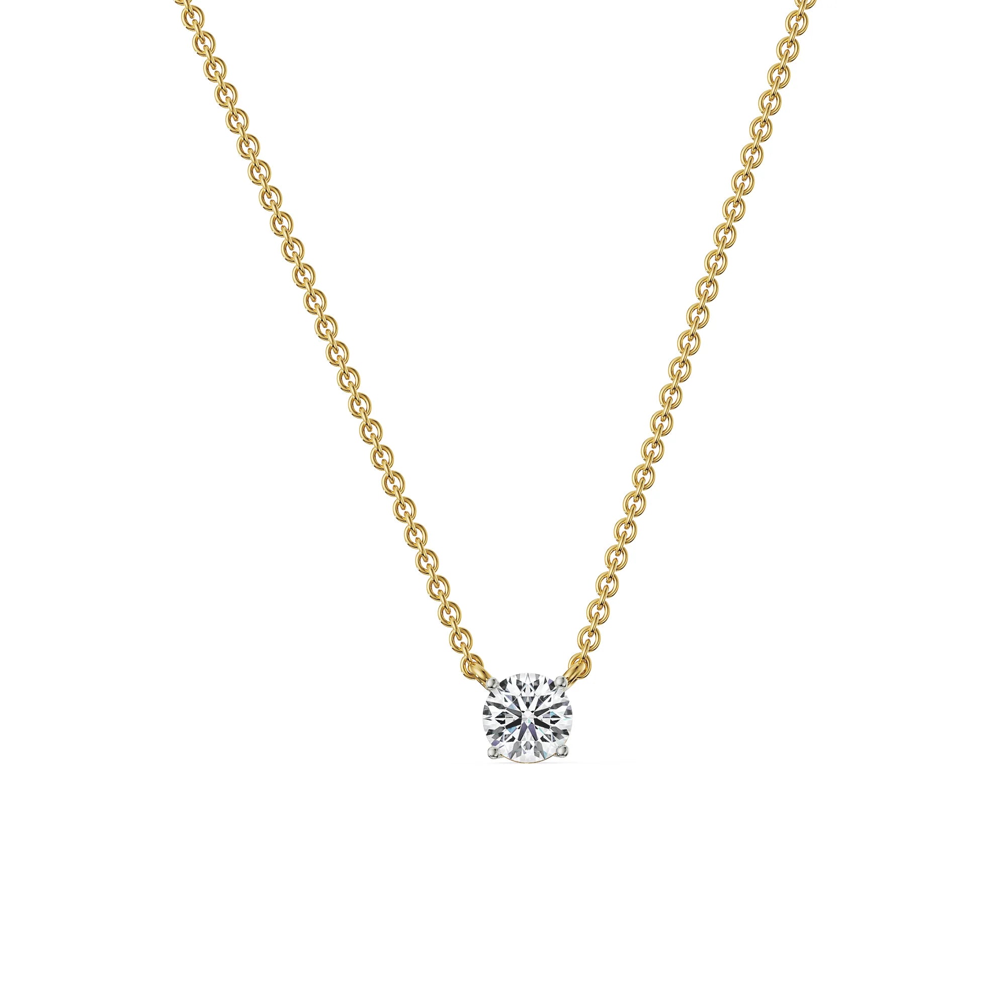 0 75 CT Solitaire Lab Grown Diamond Necklace_in-stock