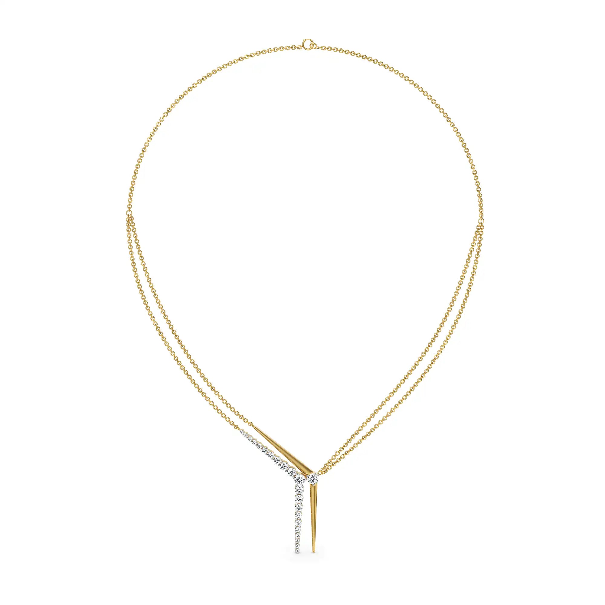 Amelia Lab Grown Diamond Necklace - Prospective view