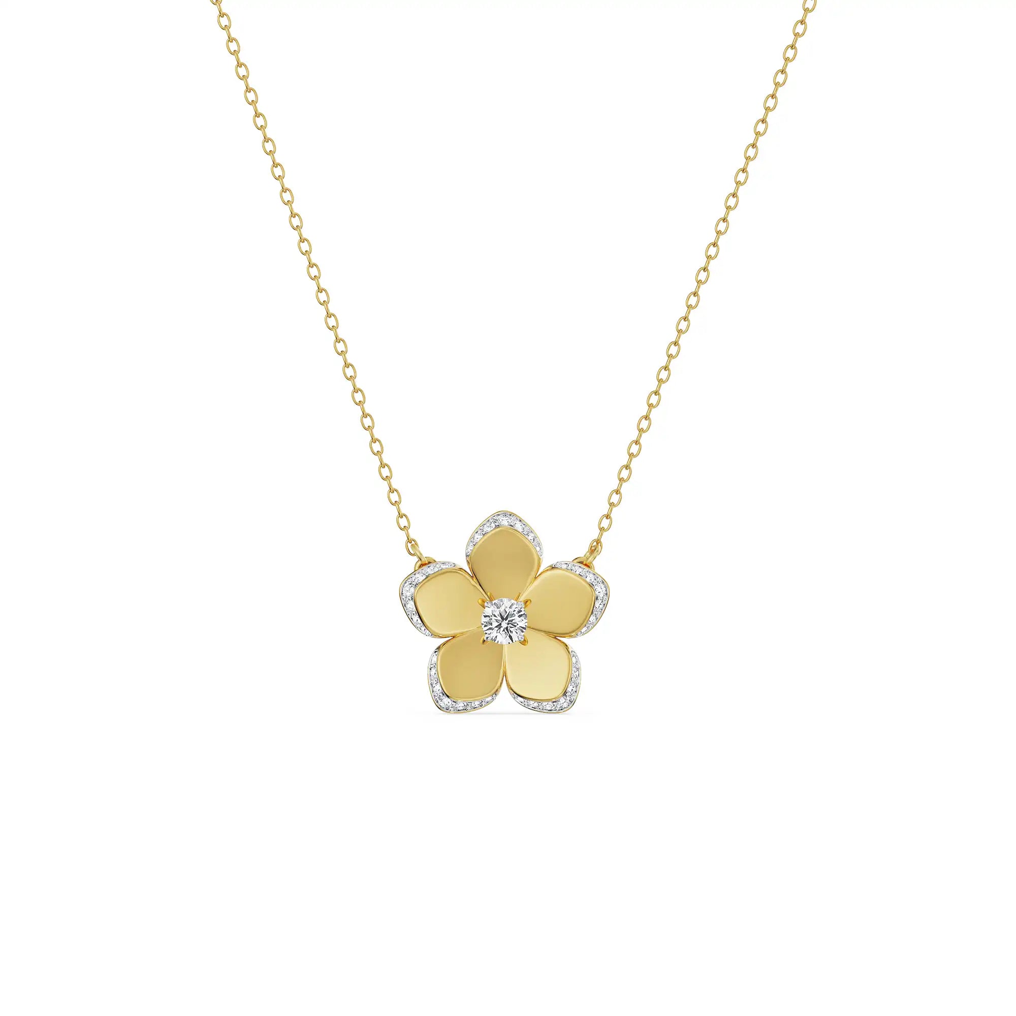 Flora Blooming Diamond Necklace prospective view