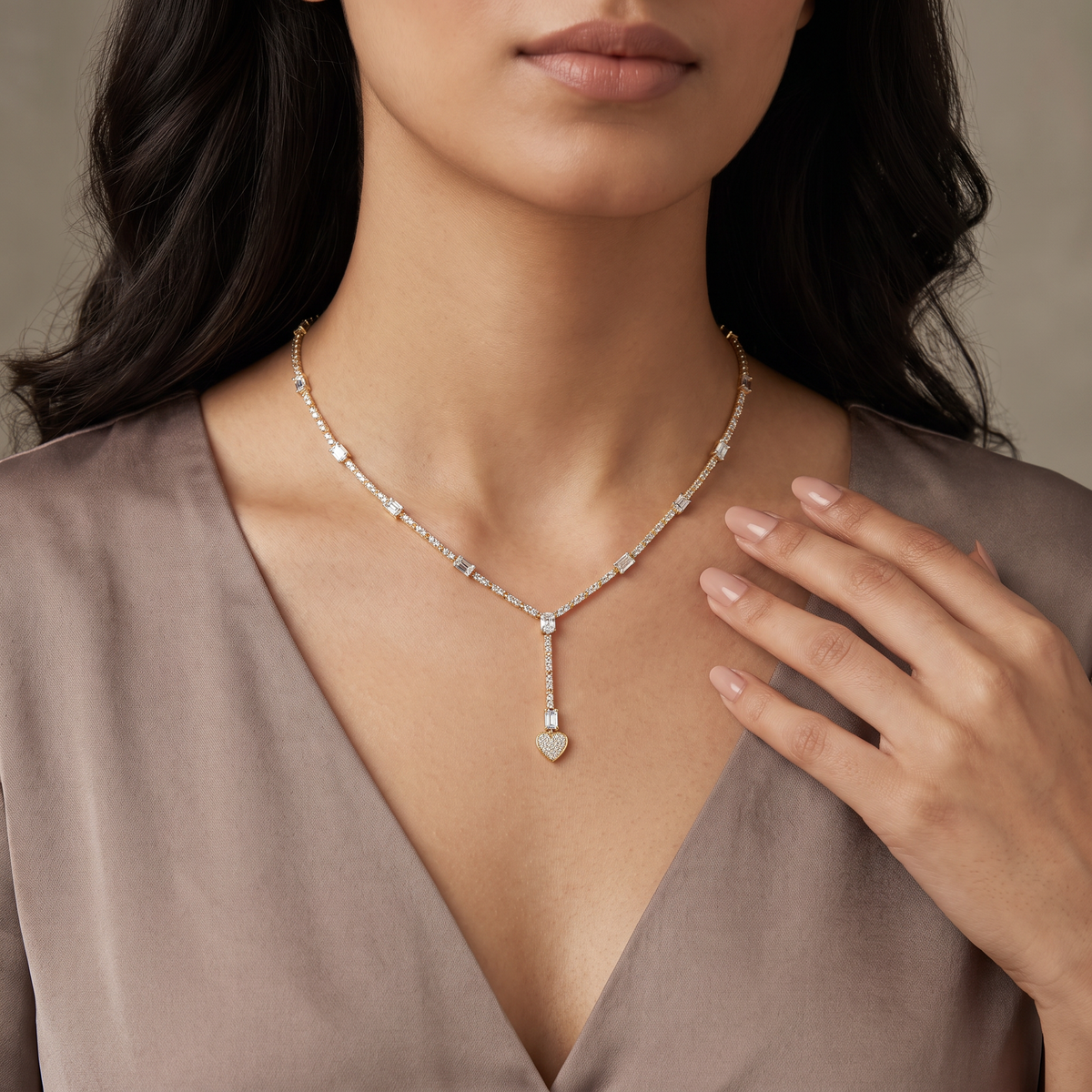 Mi Amor Lab Grown Diamond Necklace
