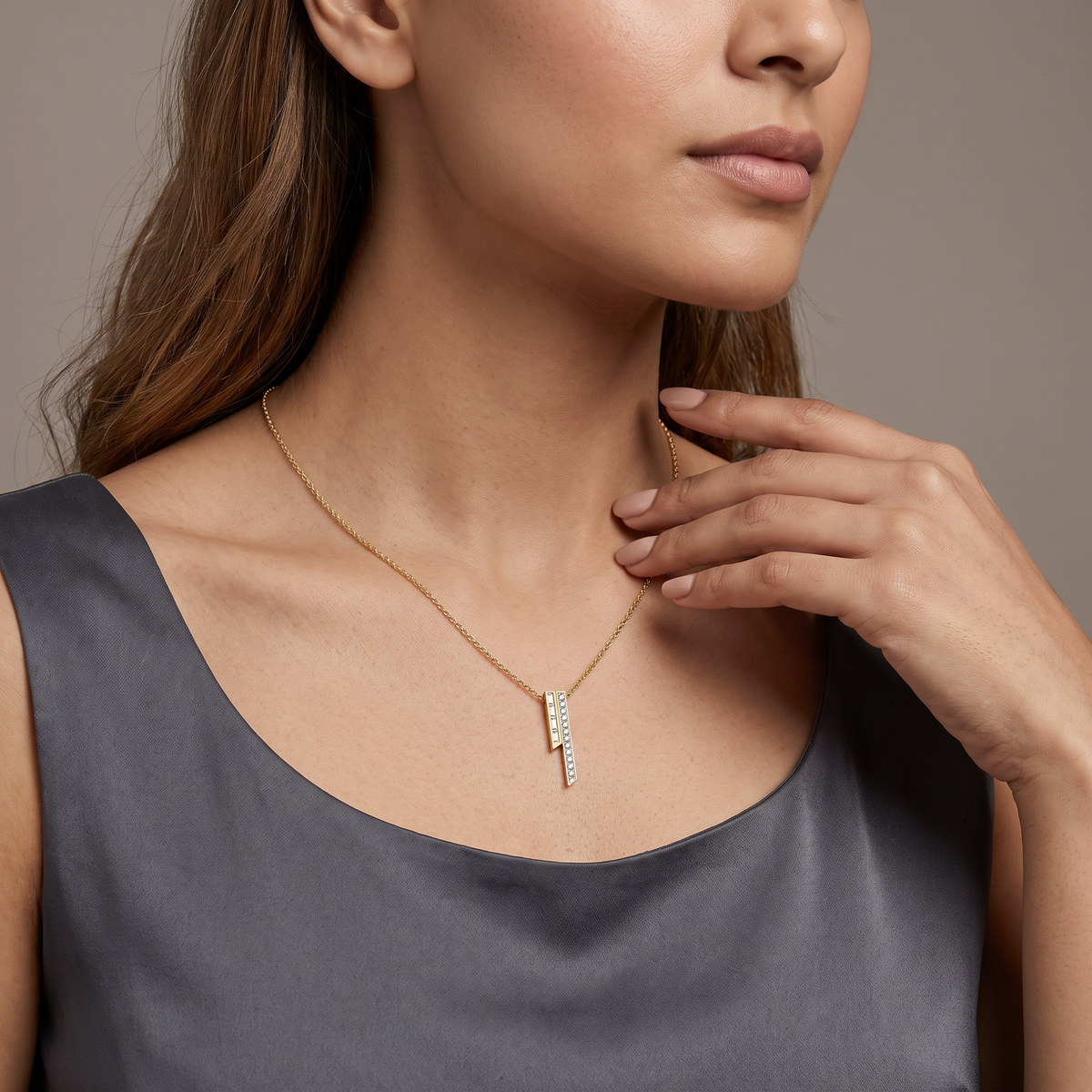 Skyline Lab Grown Diamond Necklace