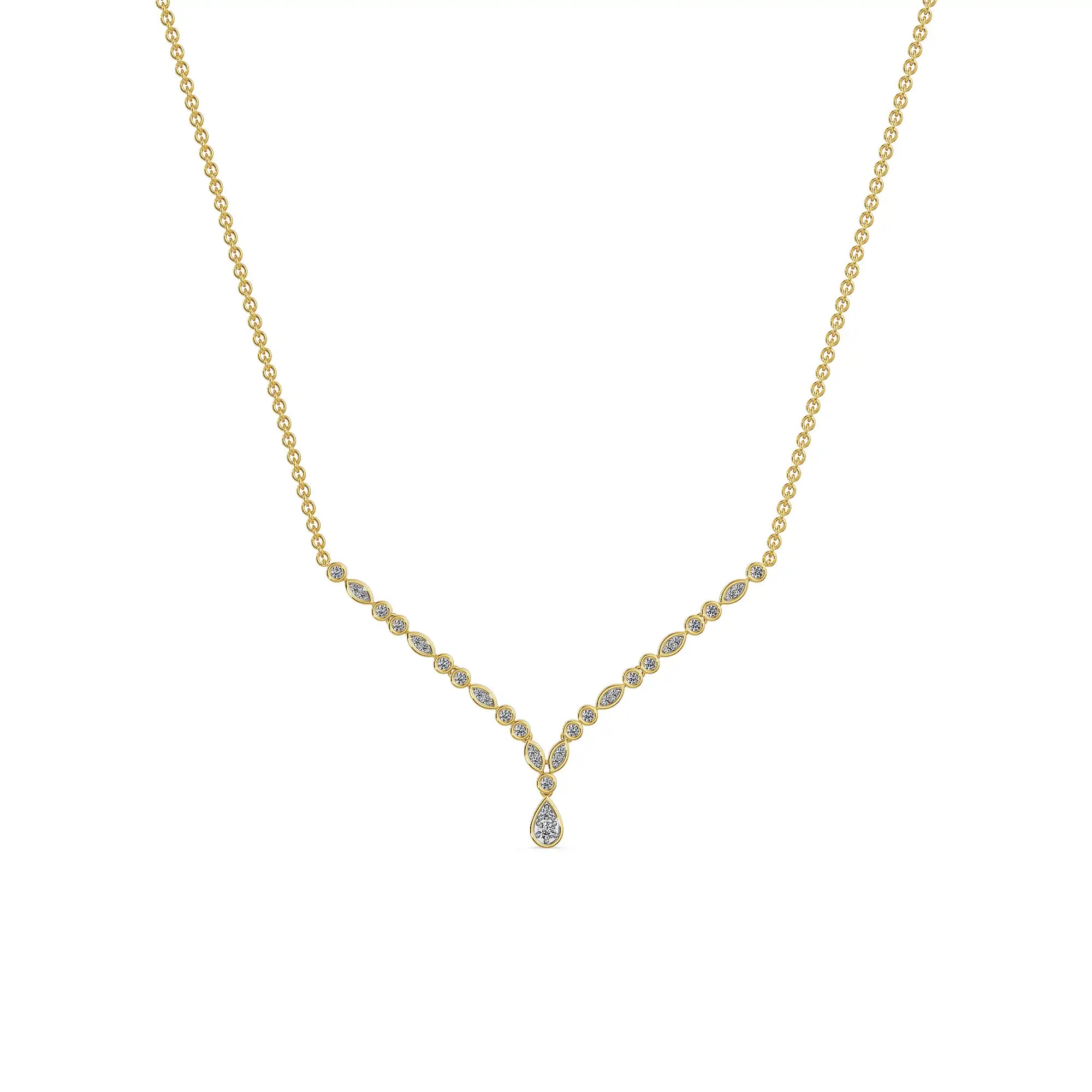 Orelia Whisper Lab Grown Diamond Necklace