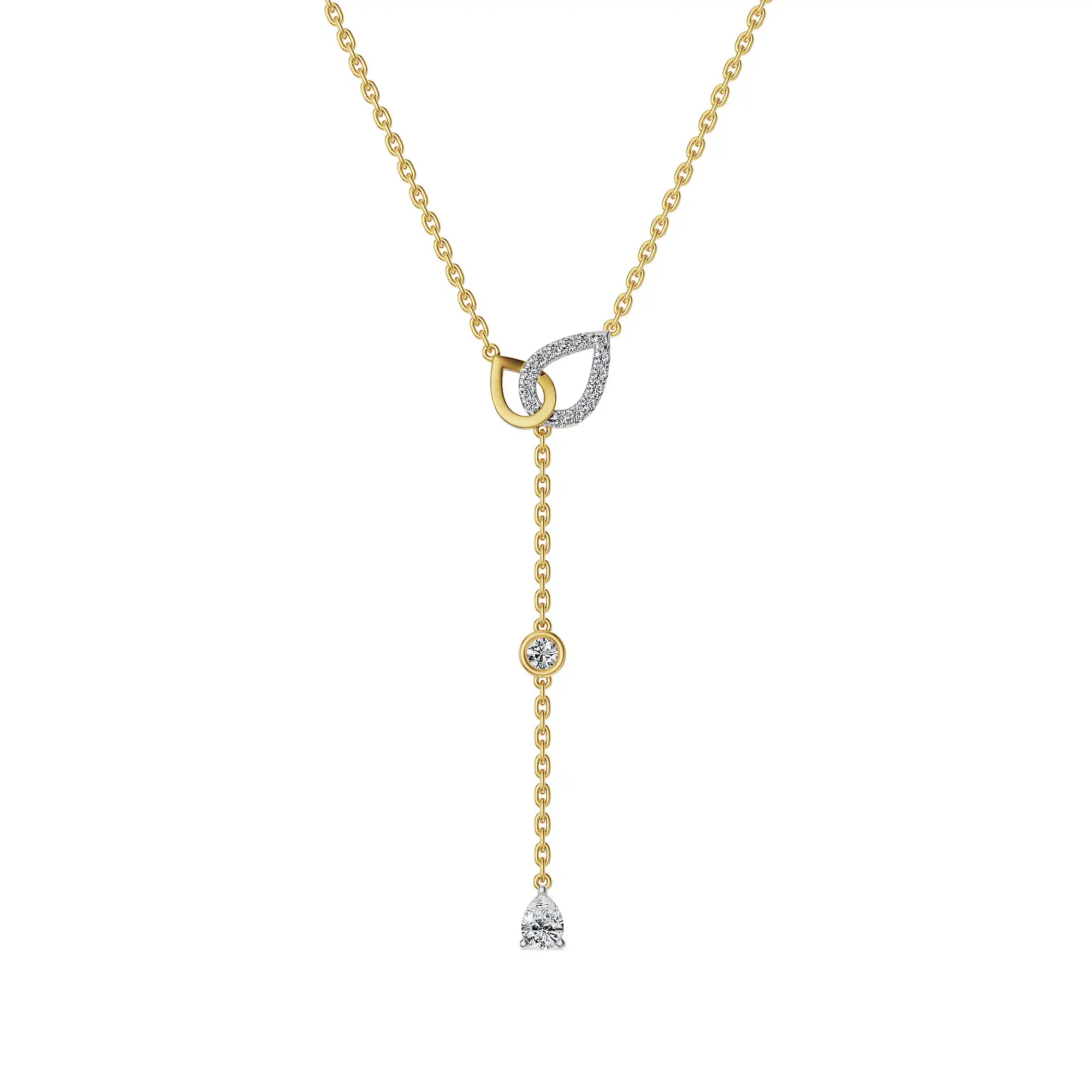 Serene Cascade Pear Lab Grown Diamond Necklace
Prospective View