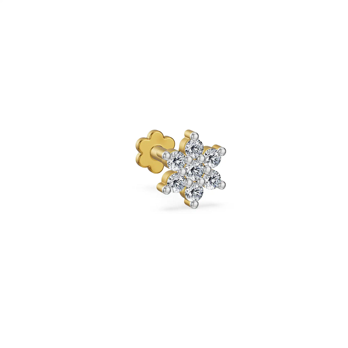 Bloom Lab Grown Diamond Nose Pin