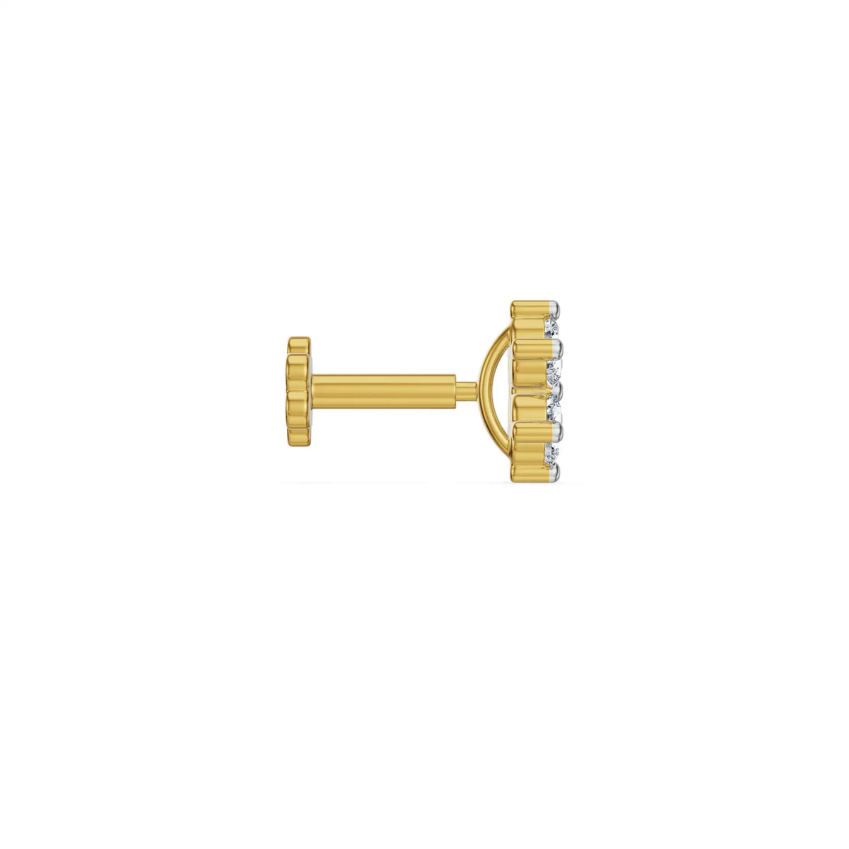 Bloom Lab Grown Diamond Nose Pin