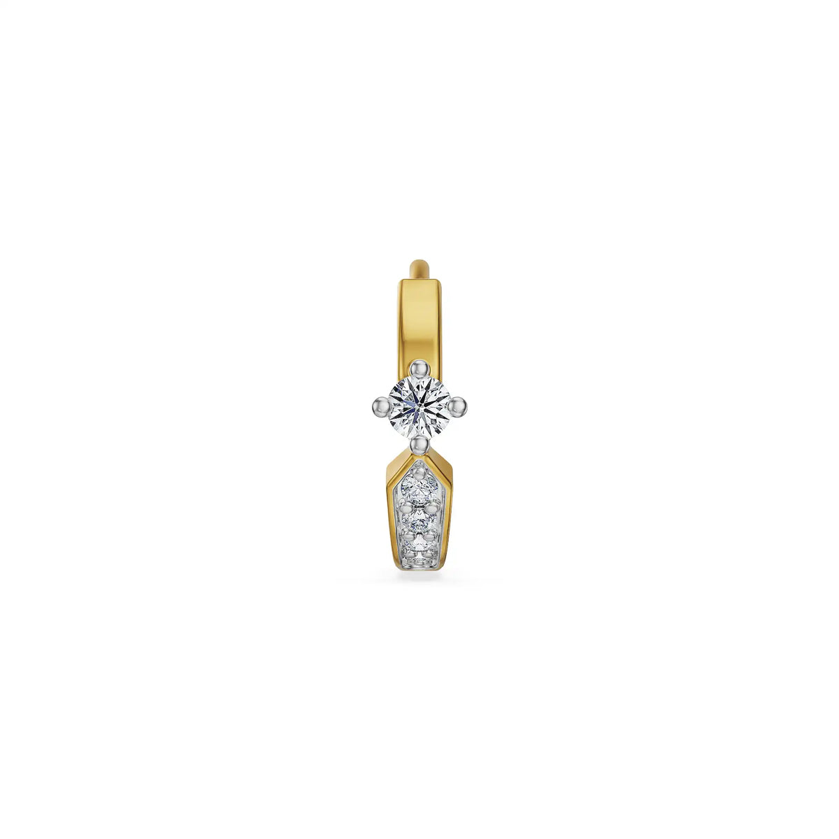 Ayra Gleam Lab Grown Diamond Nose Pin