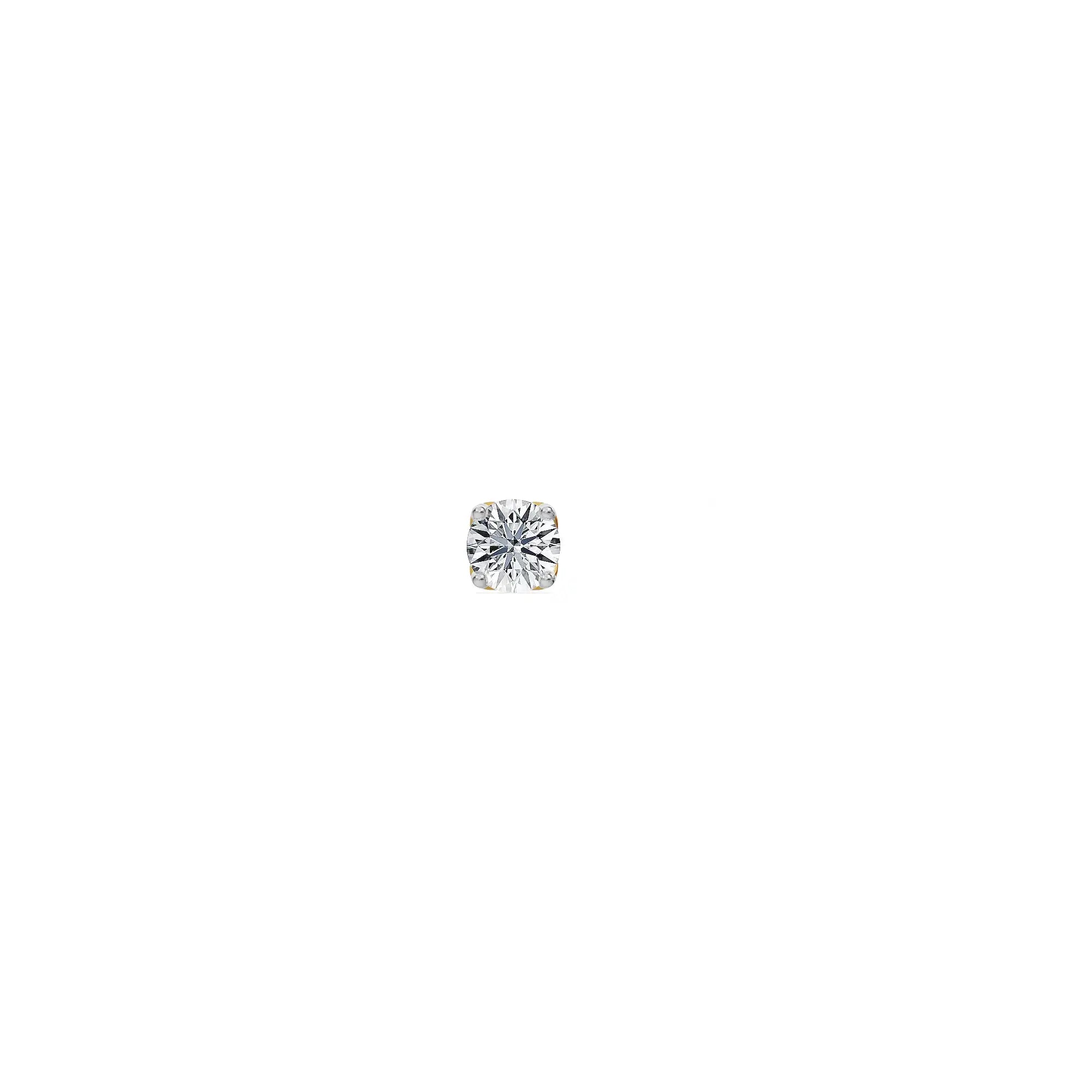 Classic Round Lab Grown Diamond Nose Pin