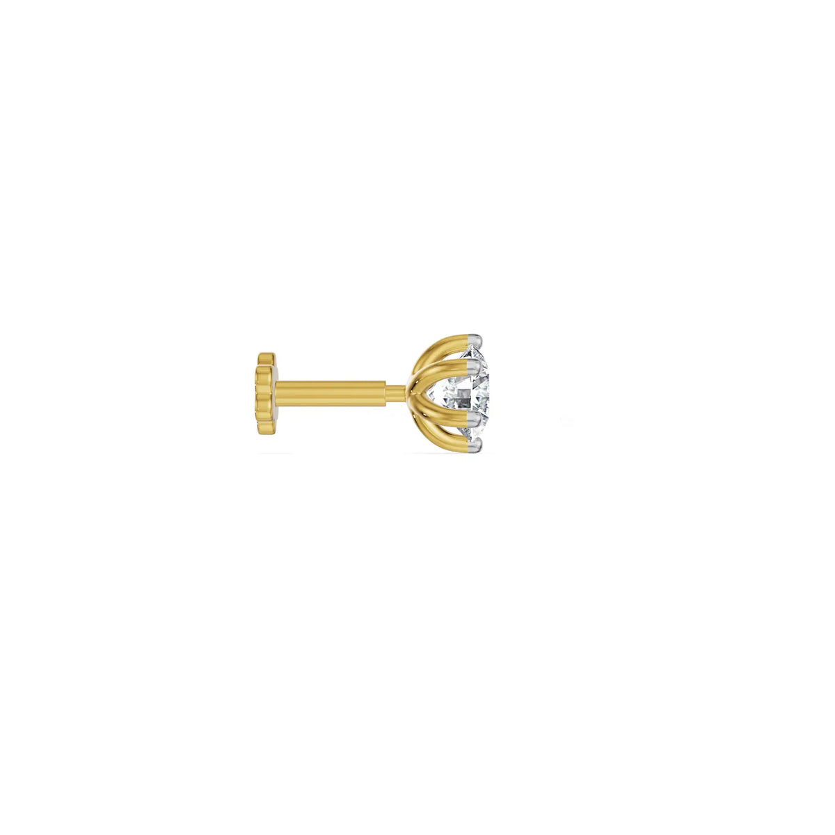 Petite Grace Lab Grown Diamond Nose Pin
