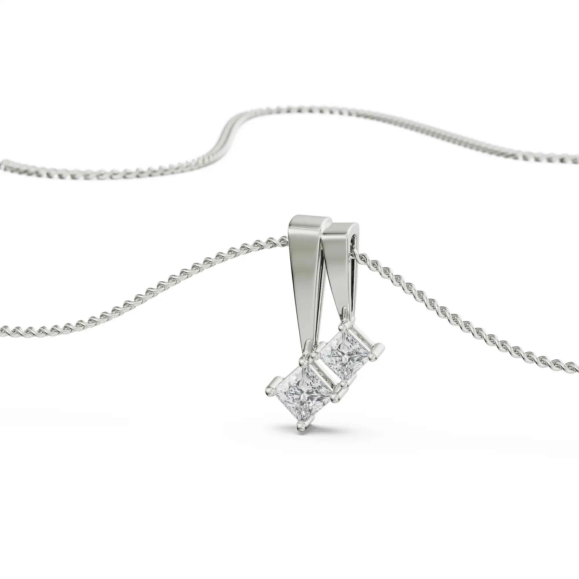 Duo Fit Diamond Pendant Prospective View